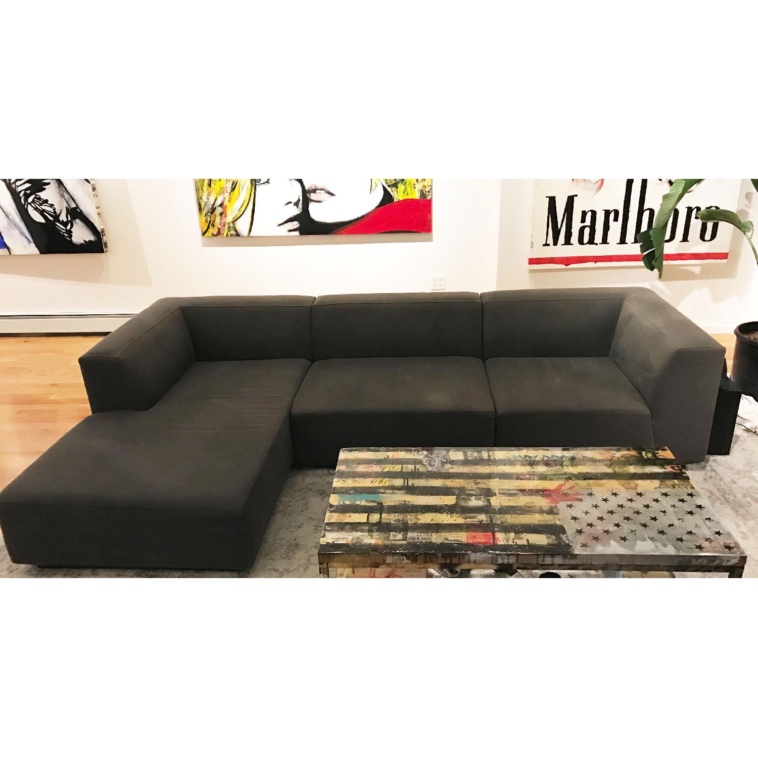 West Elm Baxter Sectional Sofa AptDeco