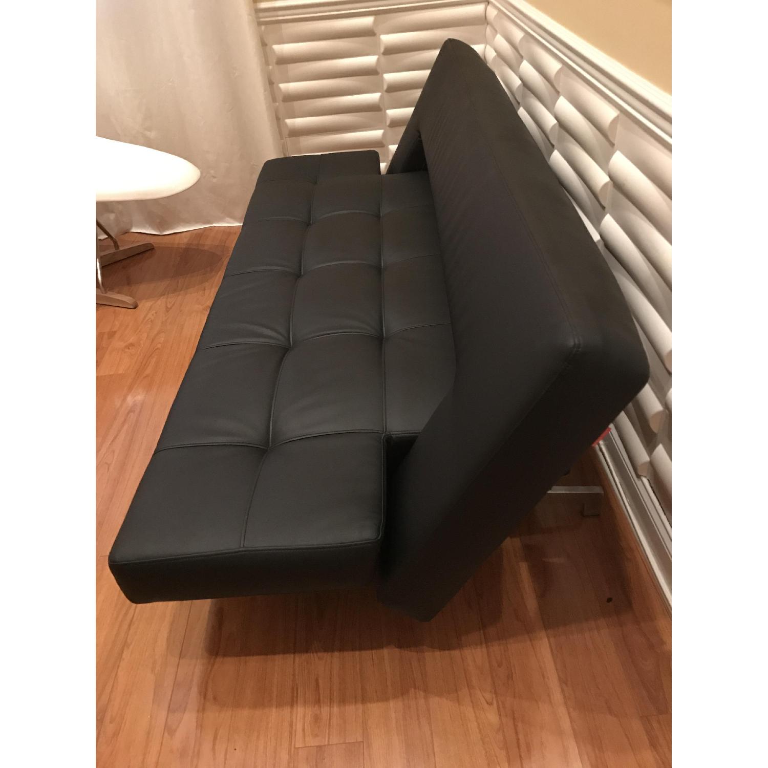 Innovation USA Modern Black Convertible Sofa Bed AptDeco