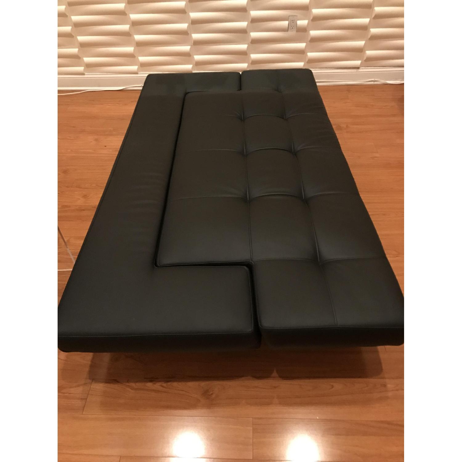 Innovation USA Modern Black Convertible Sofa Bed AptDeco