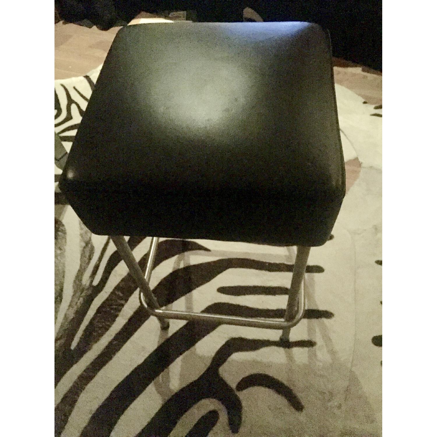 Ikea Stainless Steel Bar Table w/ 4 Stools - image-4