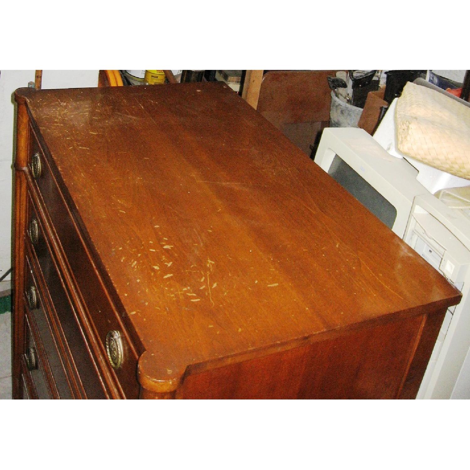 Irwin 1950's Art-Deco Mahogany Chest of Drawers - image-4