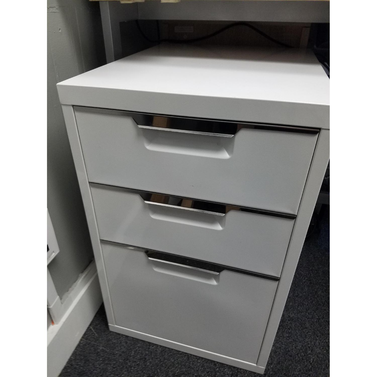 TPS White 3Drawer Filing AptDeco