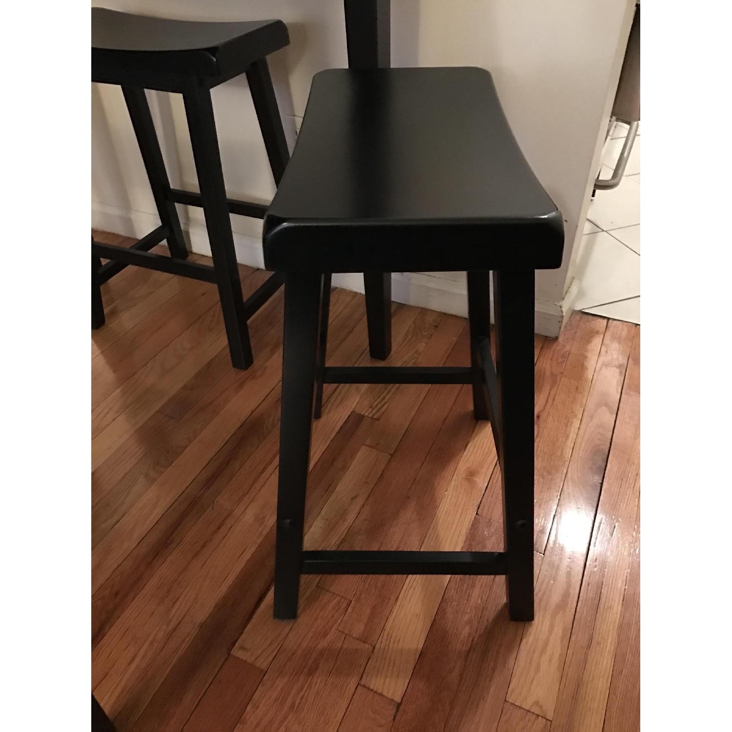 Ashley's Black Kitchen Table w/ 4 Stools - image-6