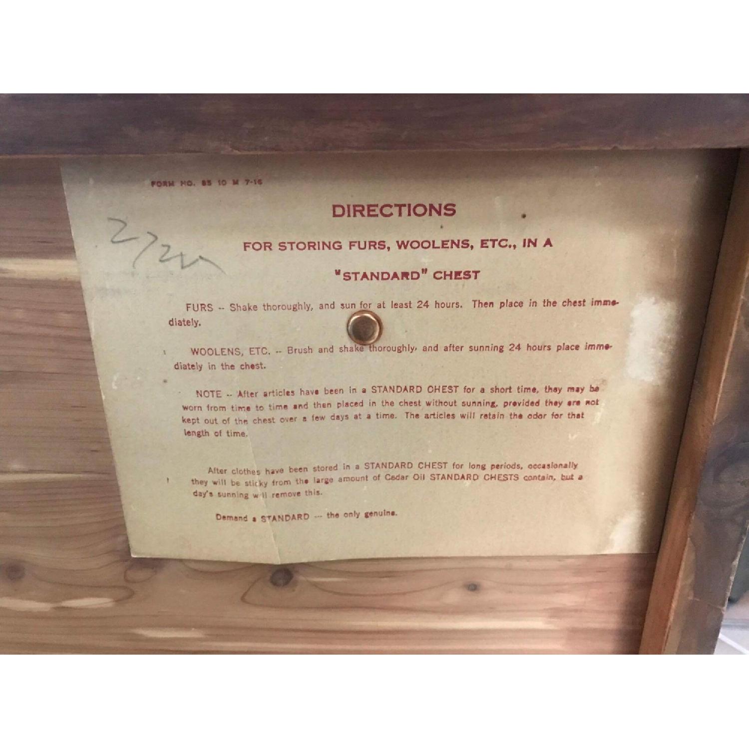 Cedar Chest Company 1940s The Standard Red Cedar Chest - image-12