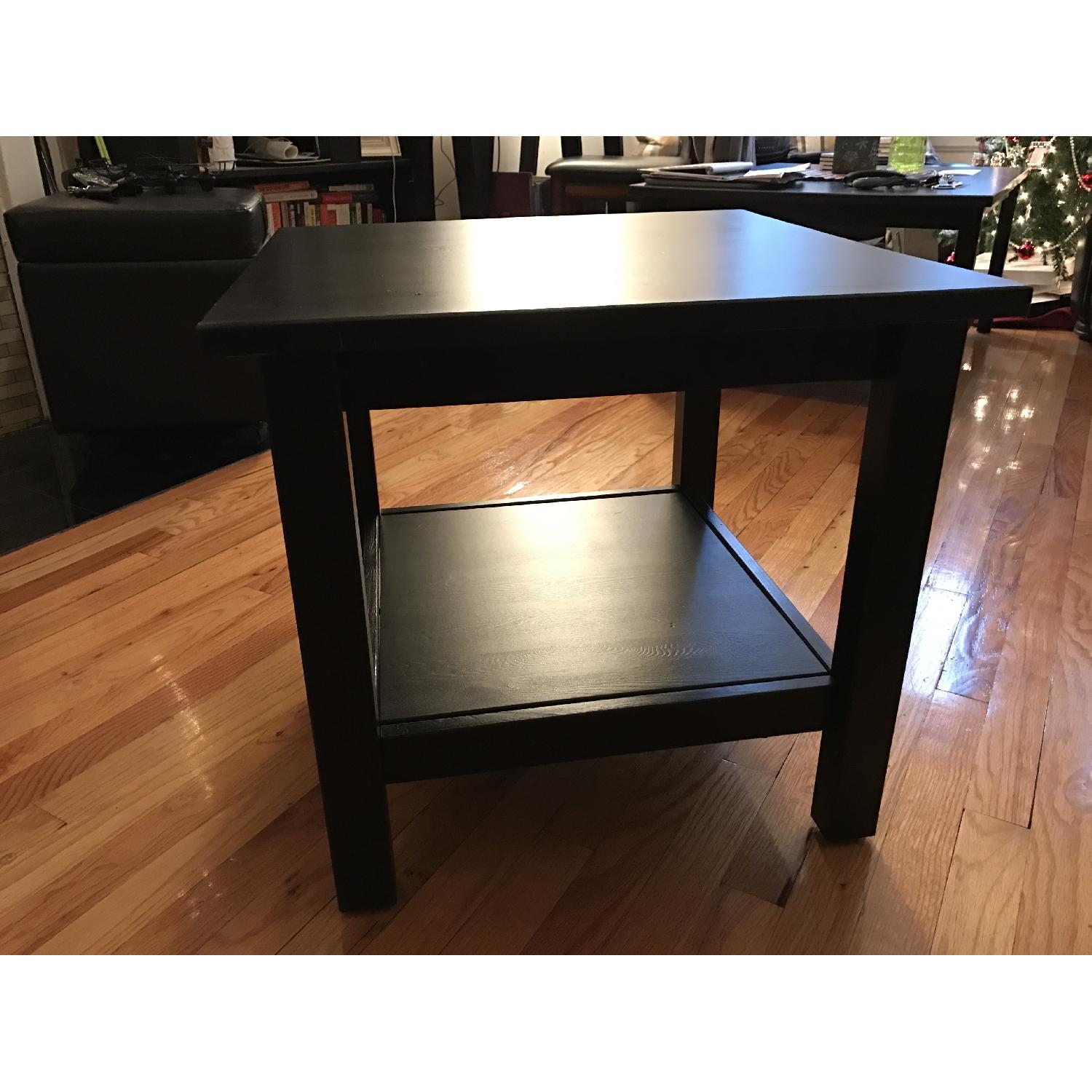Ikea Hemnes Black End Table - image-2