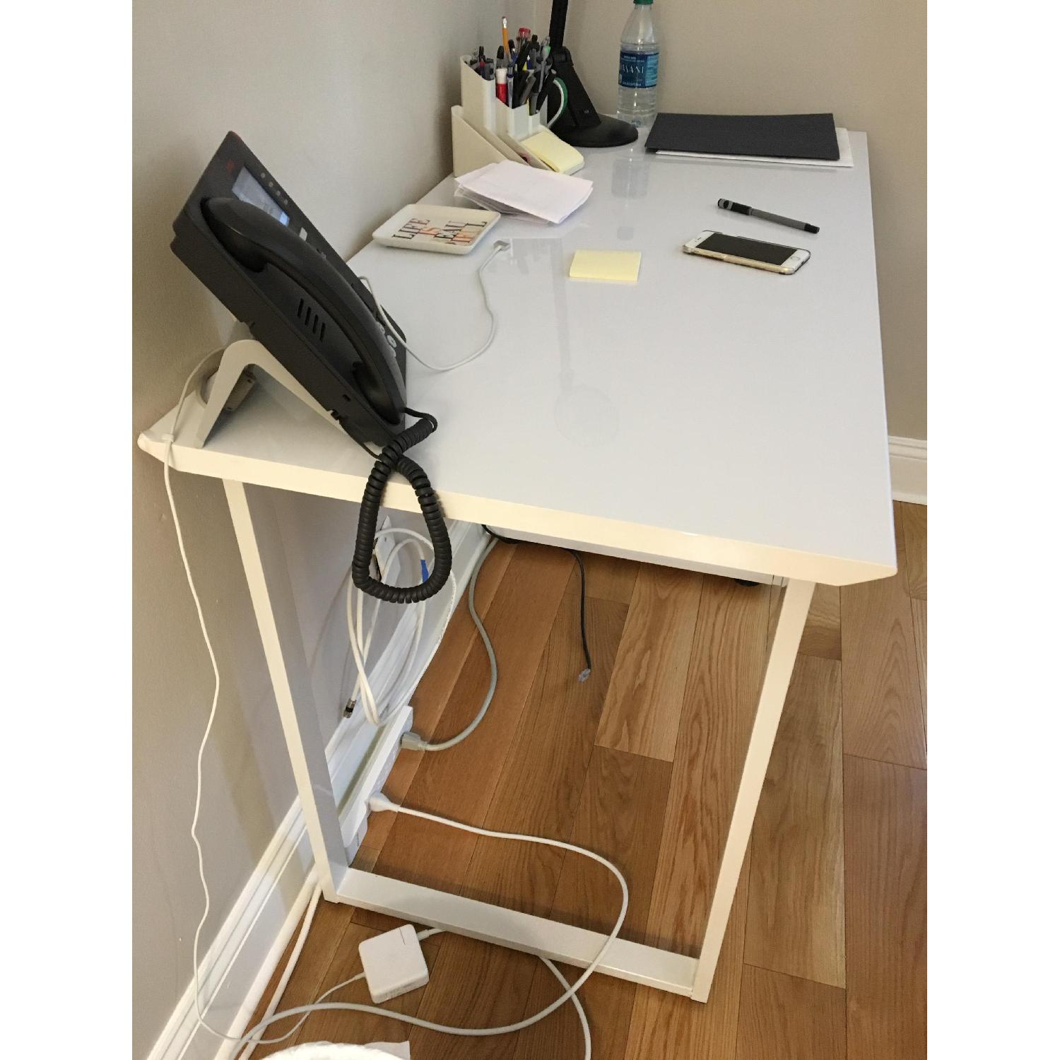 White Laquer Desk - image-3