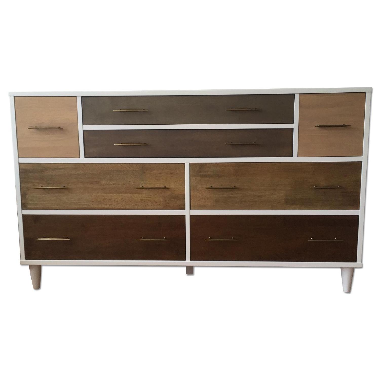 8 Drawer Patchwork Dresser AptDeco