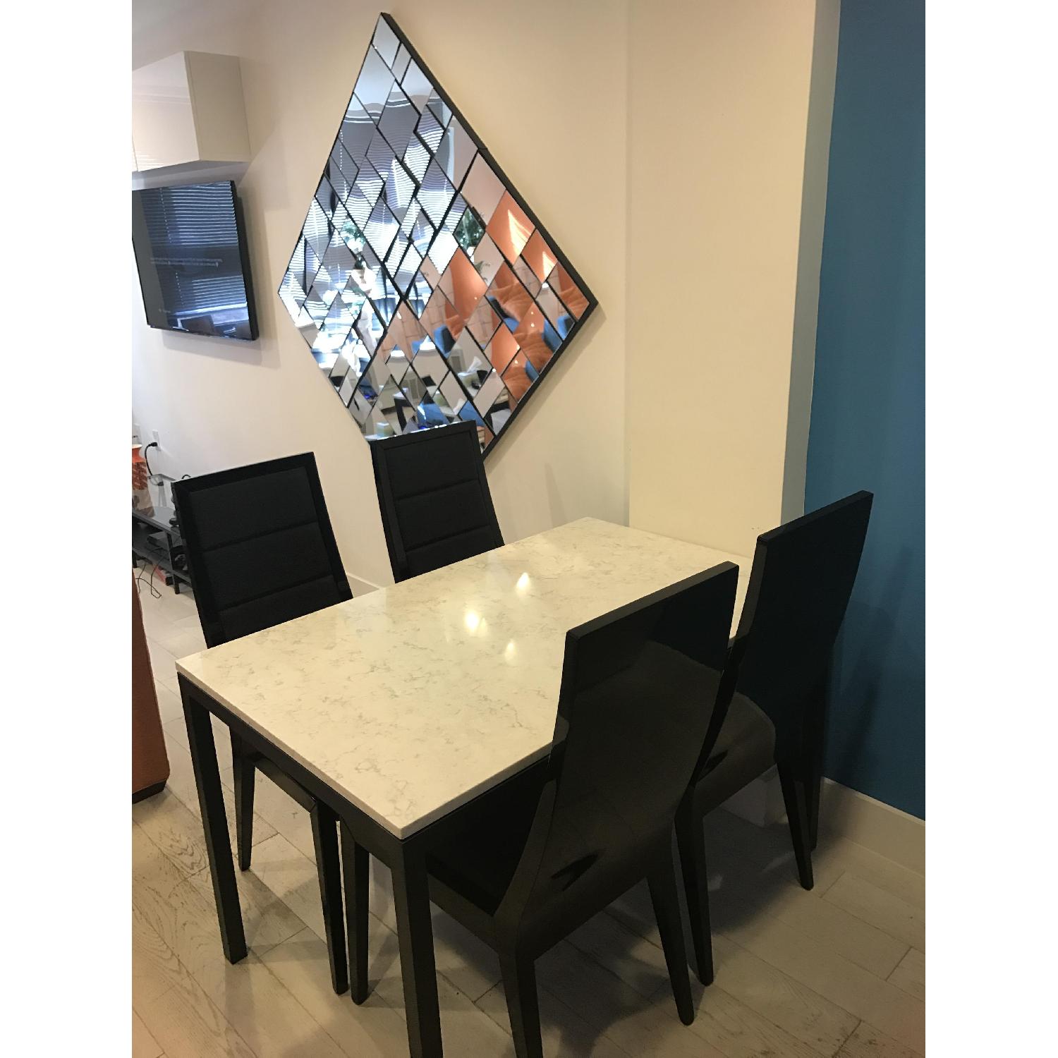 Rosetto Sapphire Black italian Dining Chairs - image-2