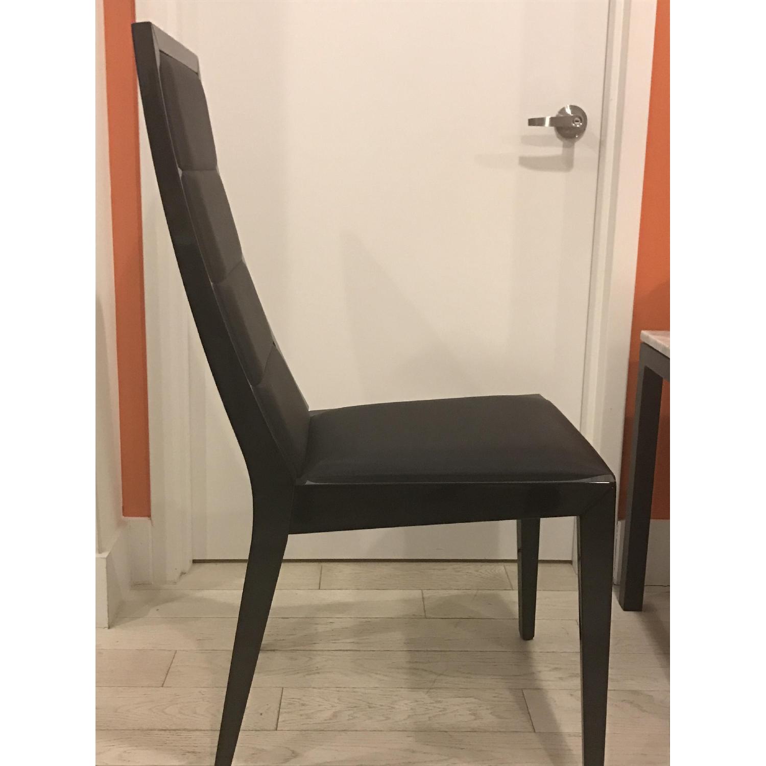 Rosetto Sapphire Black italian Dining Chairs - image-7