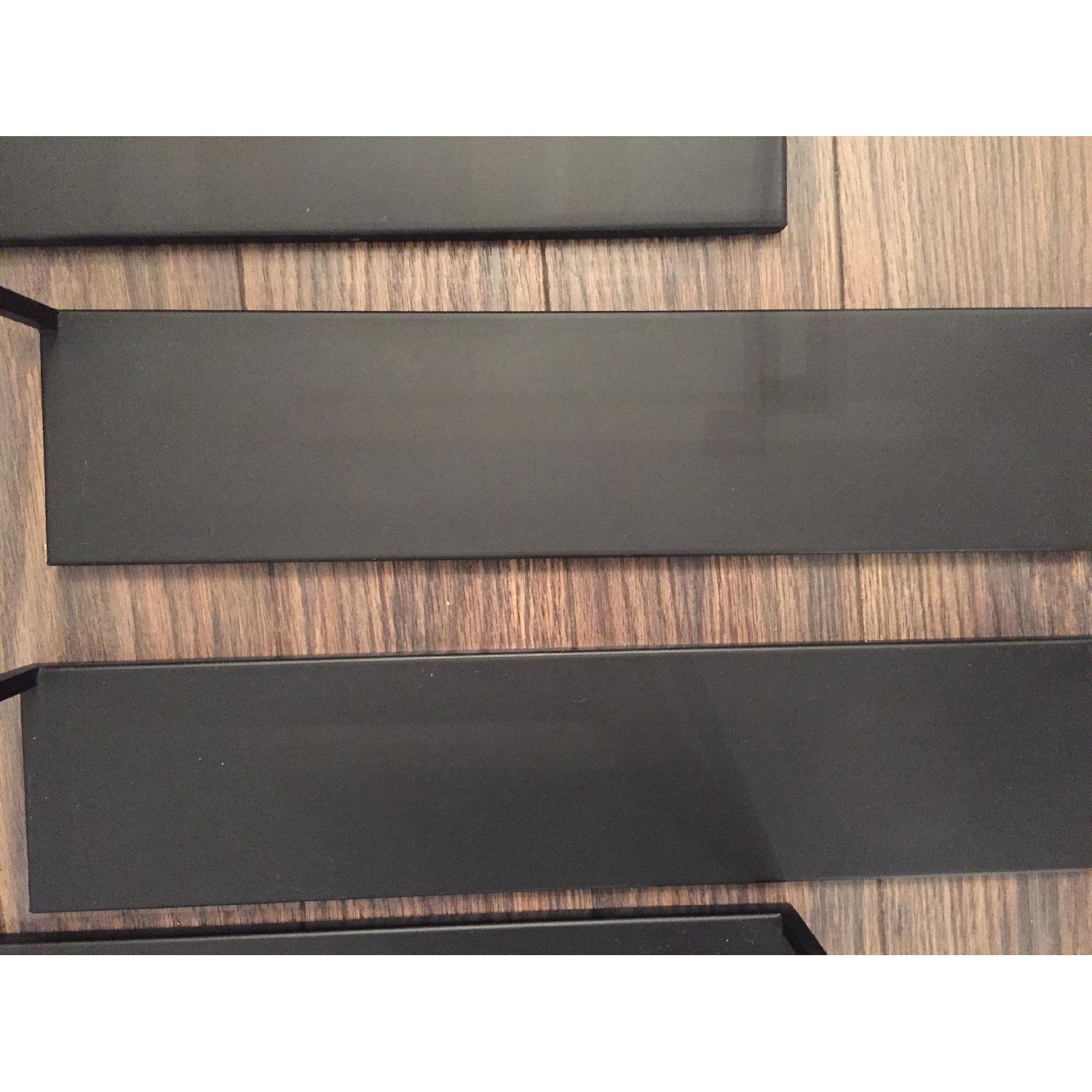 CB2 Industrial Floating Shelves in Matte Black - image-3