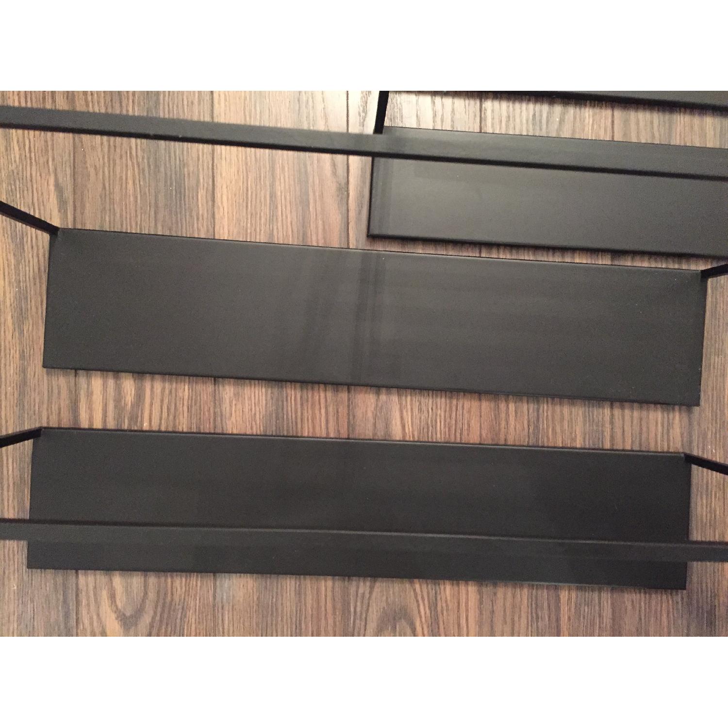 CB2 Industrial Floating Shelves in Matte Black - image-4