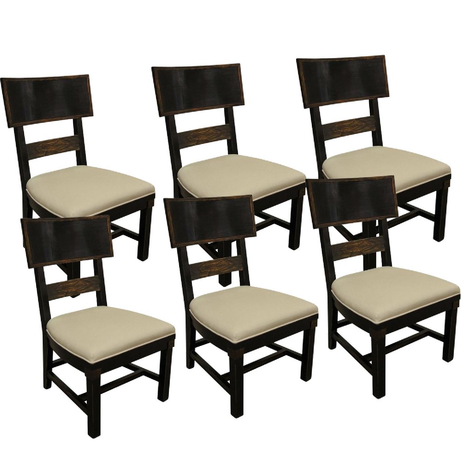 Designe Gallerie Transitions Wood Back Side Dining Chairs AptDeco