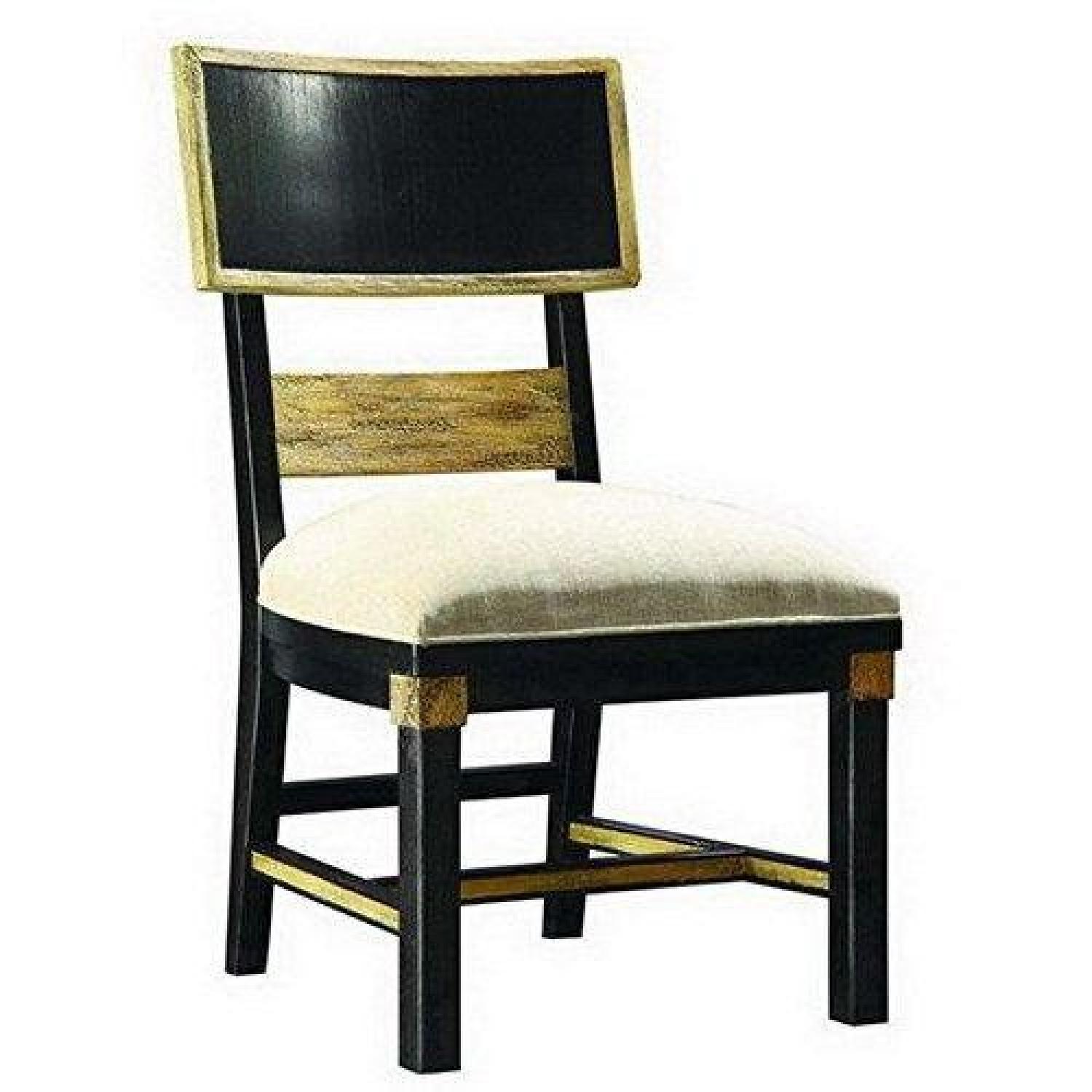 Designe Gallerie Transitions Wood Back Side Dining Chairs AptDeco