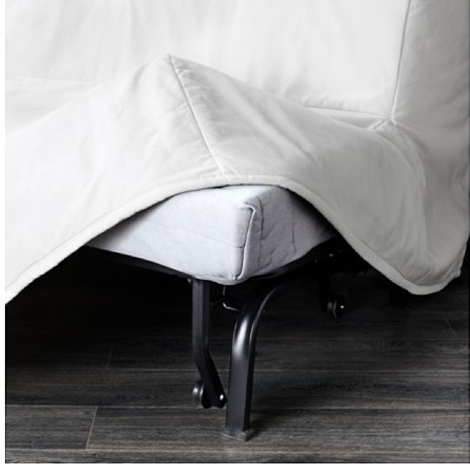 Ikea Lycksele Lovas White Sofa Bed - image-6