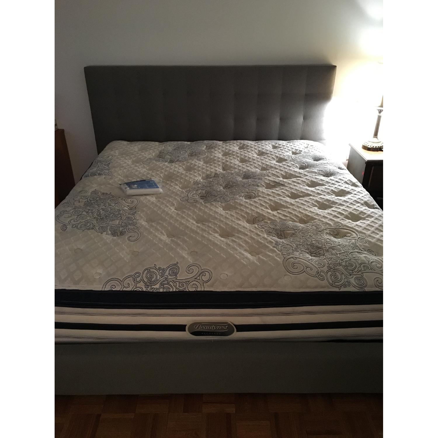 Room & Board Avery King Bed Frame in Dustin Pewter - image-1