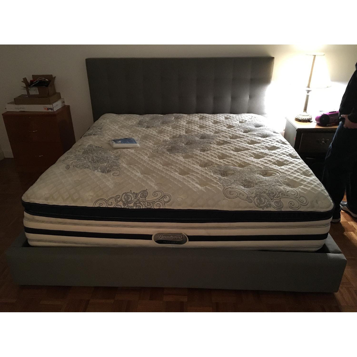 Room & Board Avery King Bed Frame in Dustin Pewter - image-2