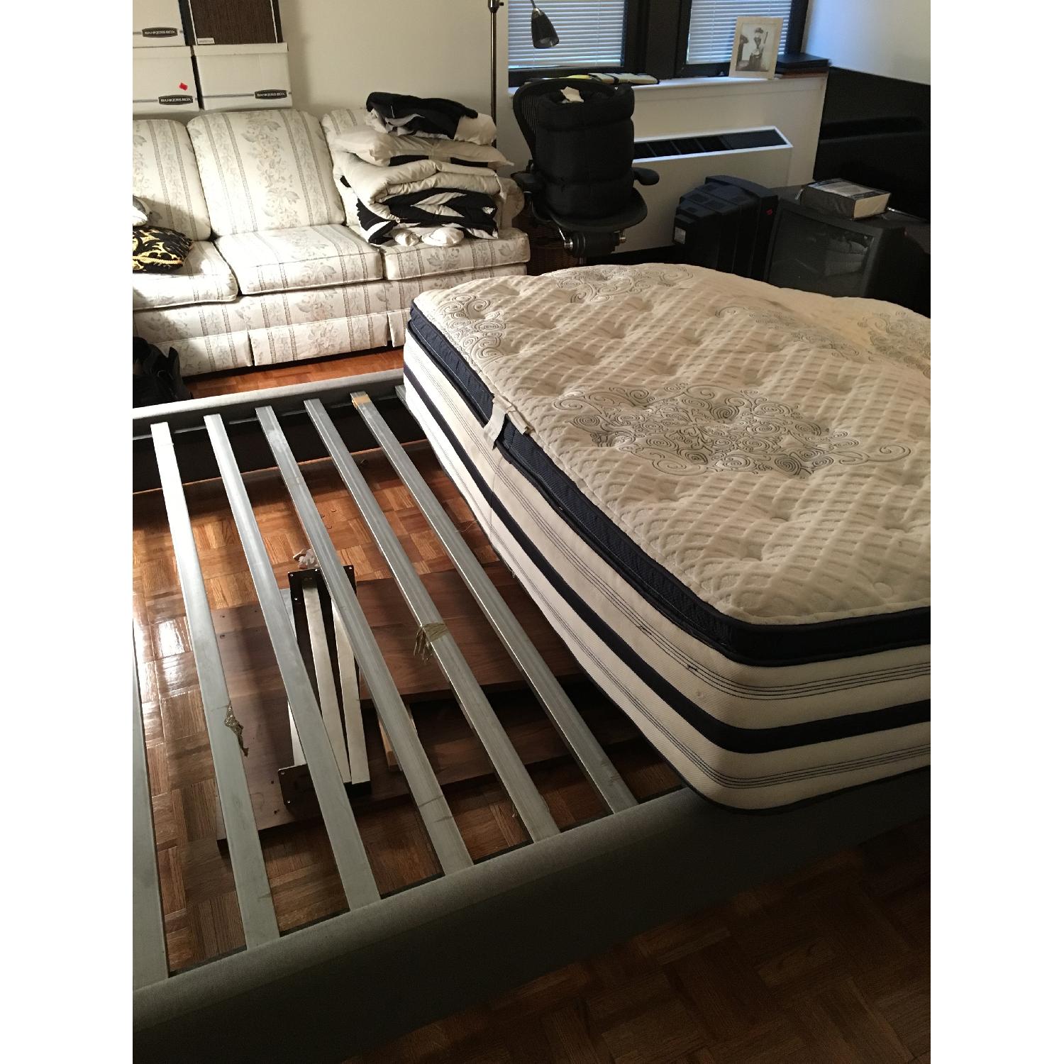 Room & Board Avery King Bed Frame in Dustin Pewter - image-3