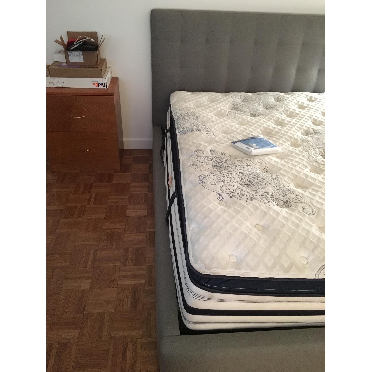 Room & Board Avery King Bed Frame in Dustin Pewter - image-4