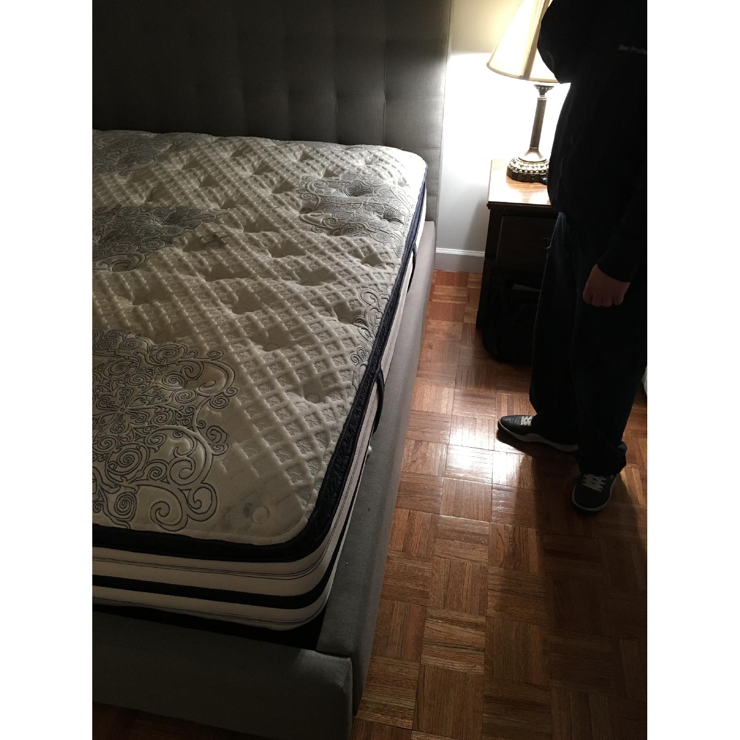 Room & Board Avery King Bed Frame in Dustin Pewter - image-5