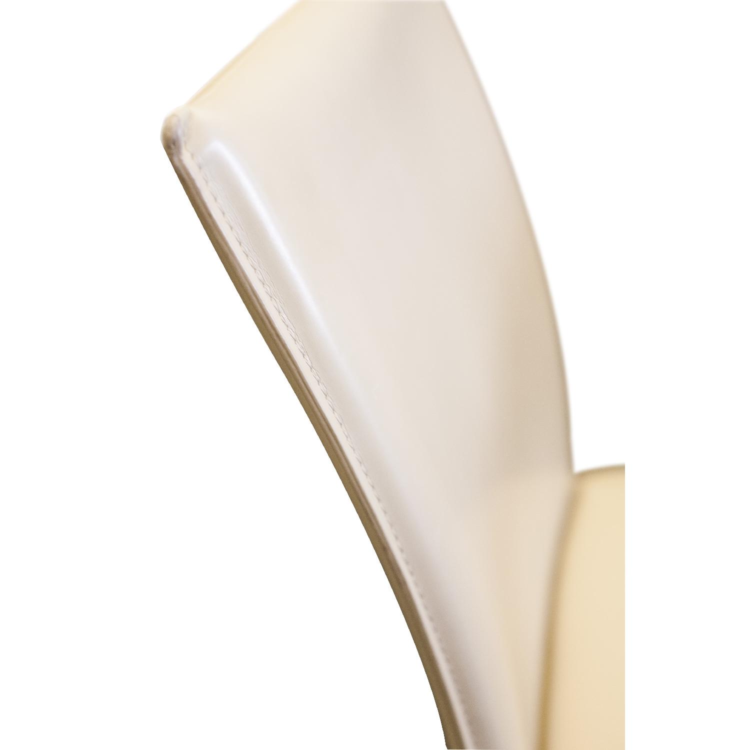 Crate and Barrel Folio Top-Grain Leather Dining Chair - image-2