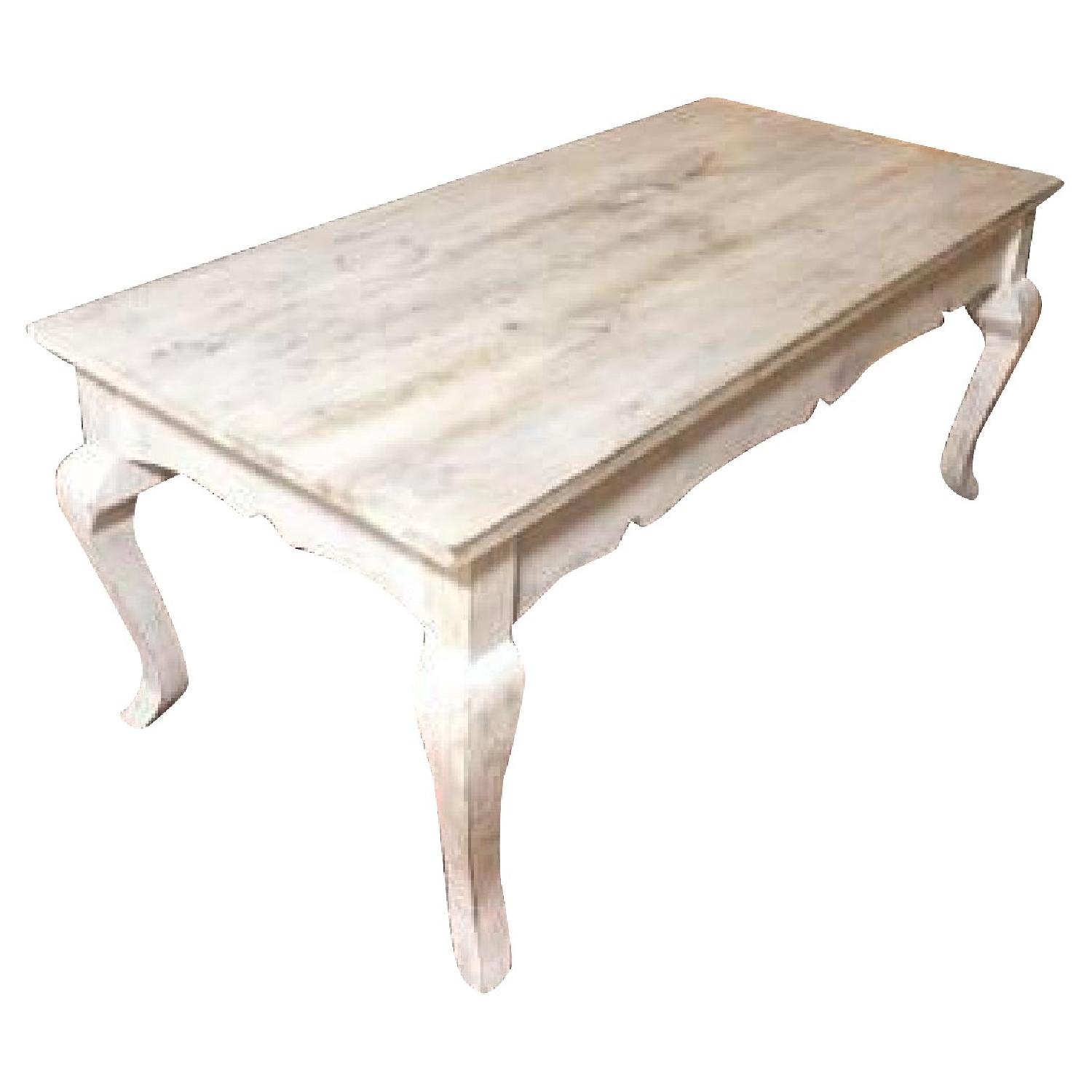 Urban Outfitters White Coffee Table - image-0