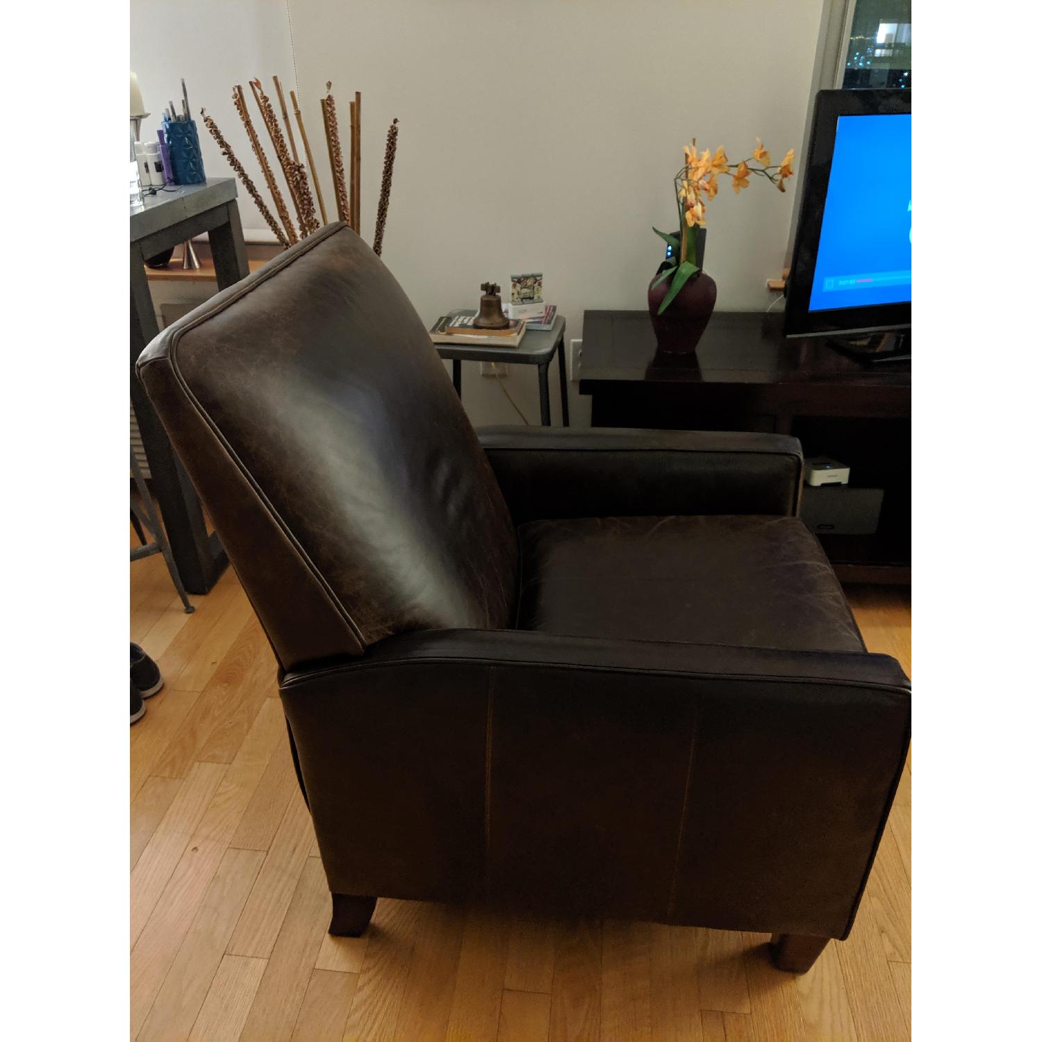 Haverty's Macon Urban Leather Recliner AptDeco