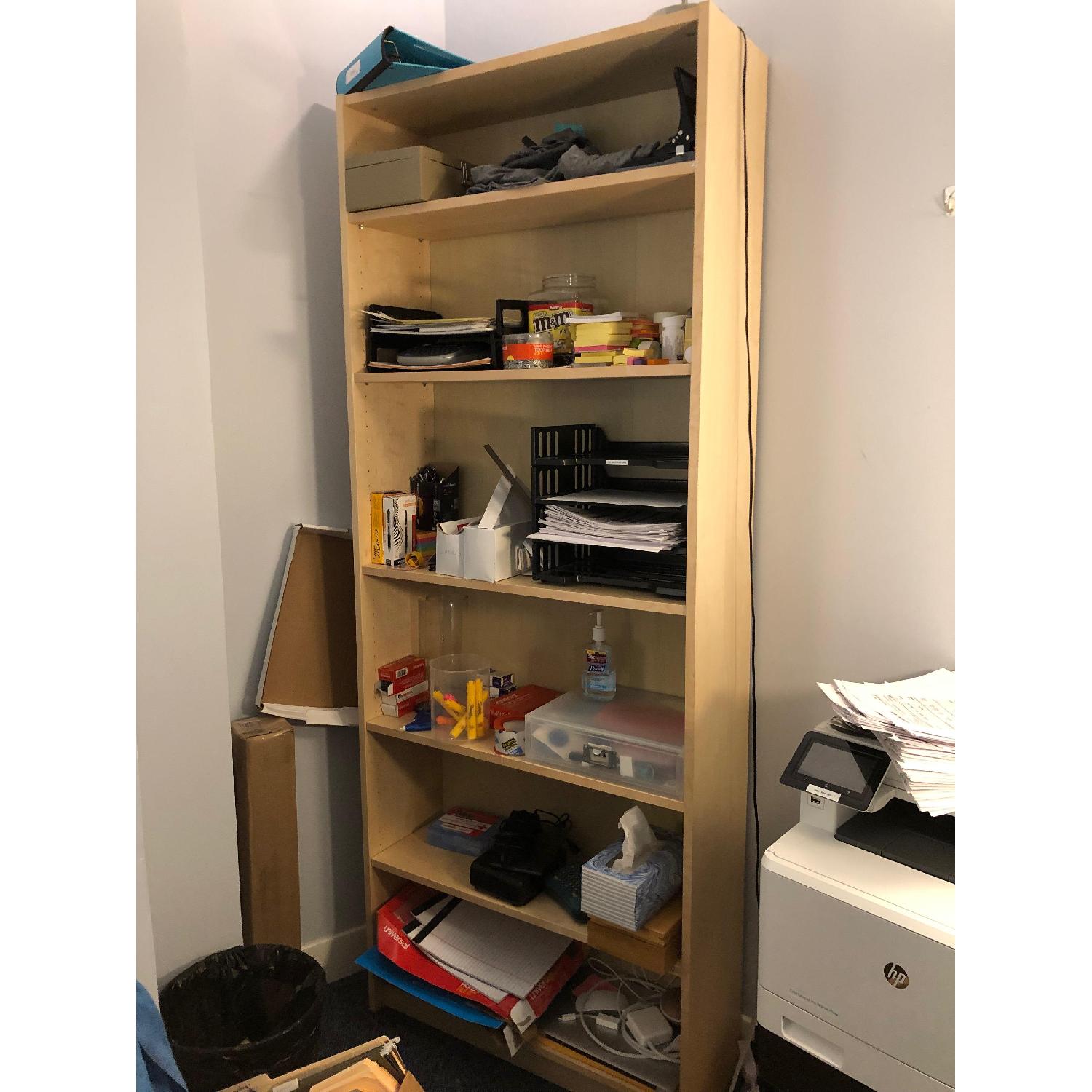 Ikea Billy Birch Veneer Bookcases - image-4