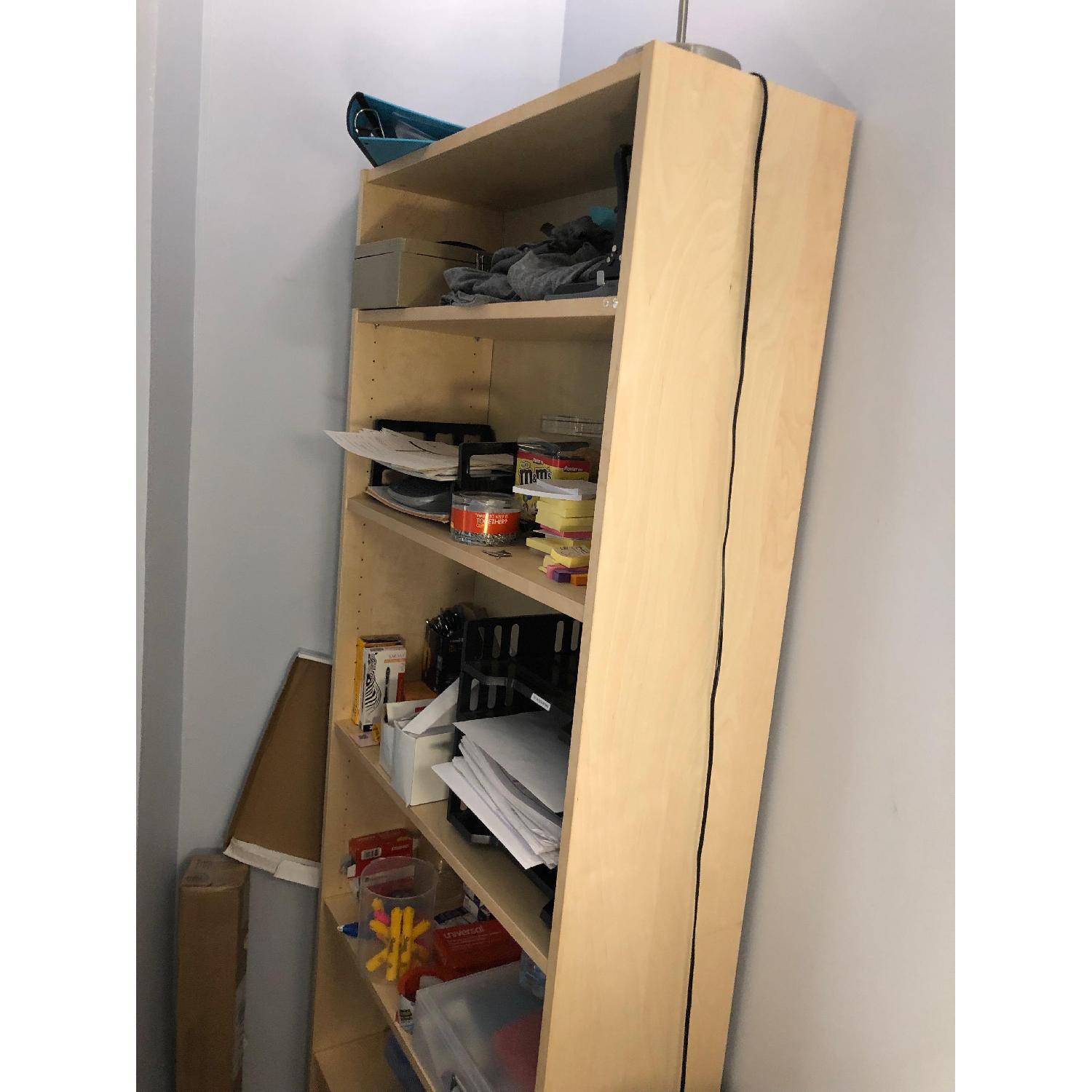 Ikea Billy Birch Veneer Bookcases - image-6