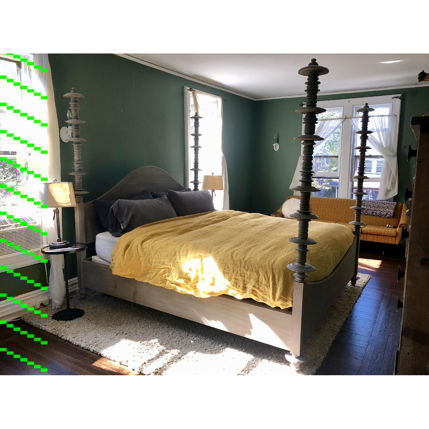 Anthropologie Climbing Spire King Bed Frame - image-1