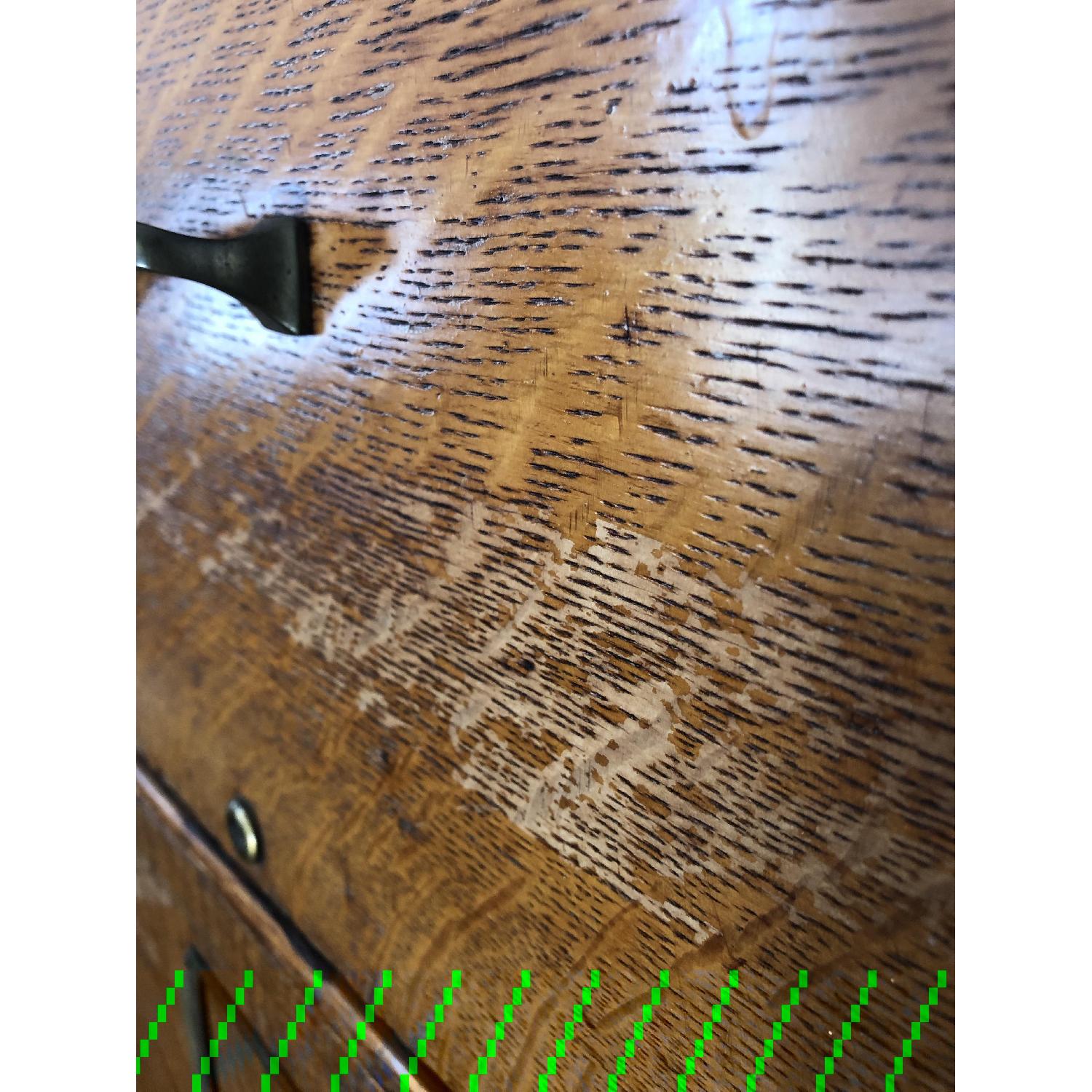 Antique Oak File Cabinet - image-5