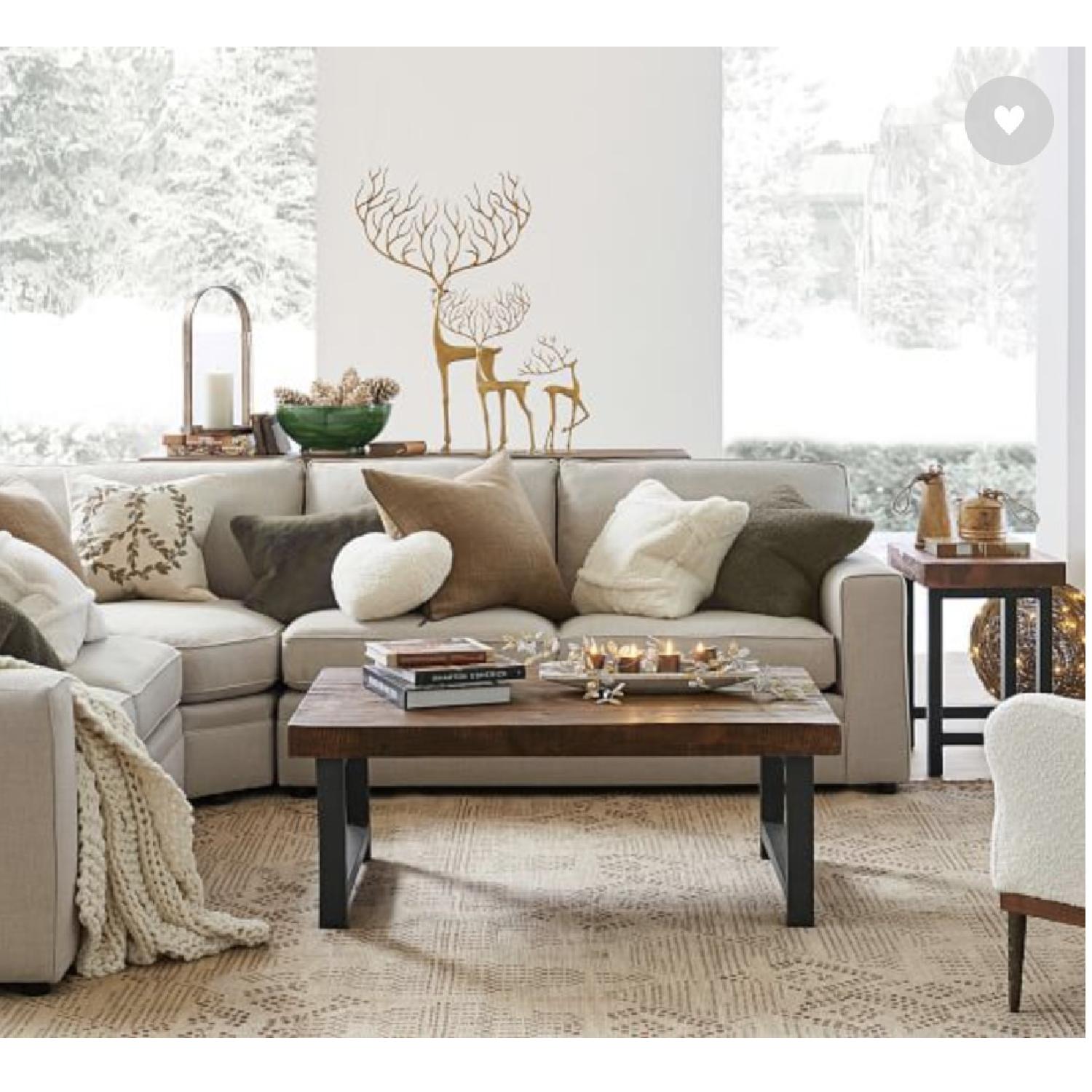 Pottery Barn Griffin Reclaimed Wood Coffee Table - image-1