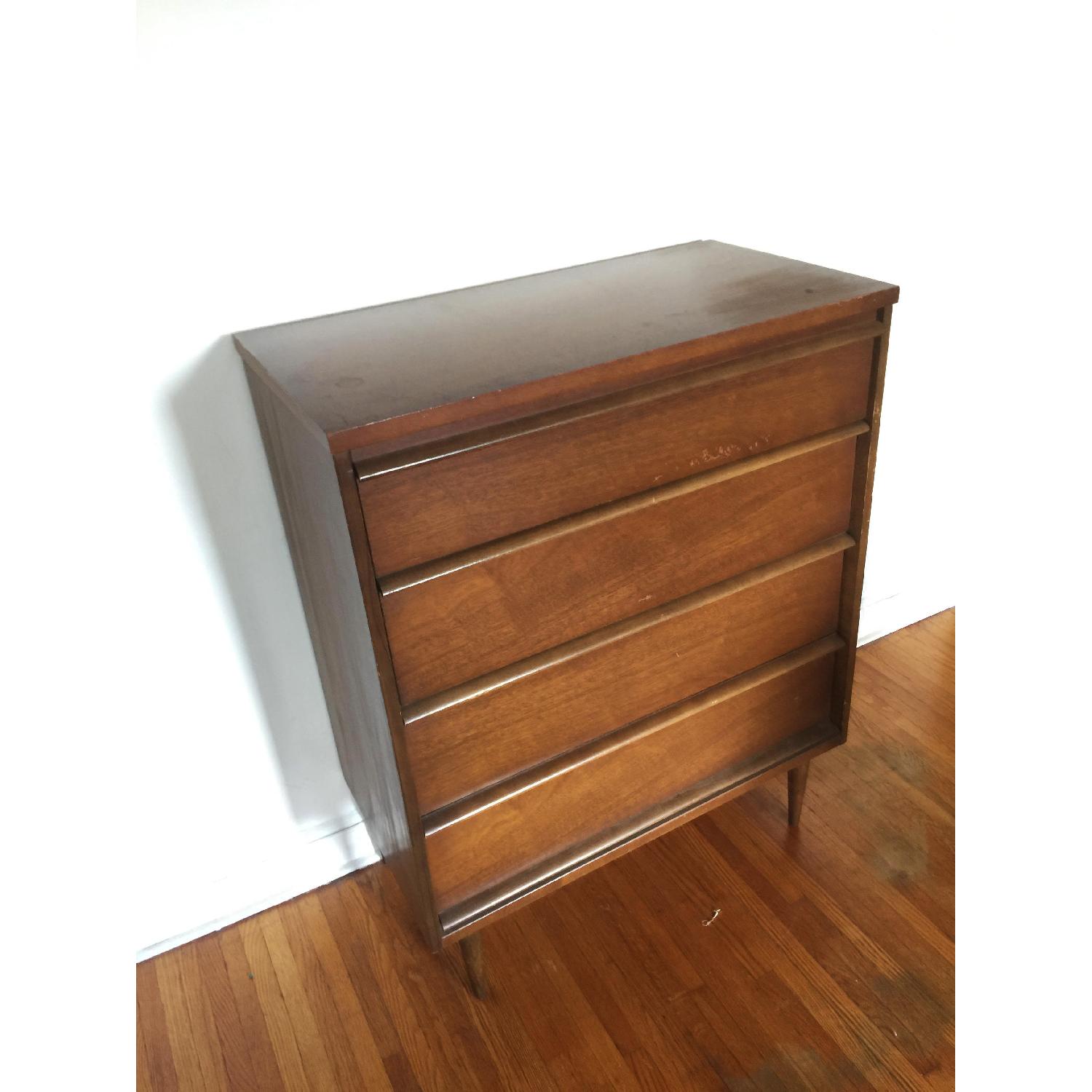 Bassett Furniture Mid Century Modern 4 Drawer Dresser - image-1