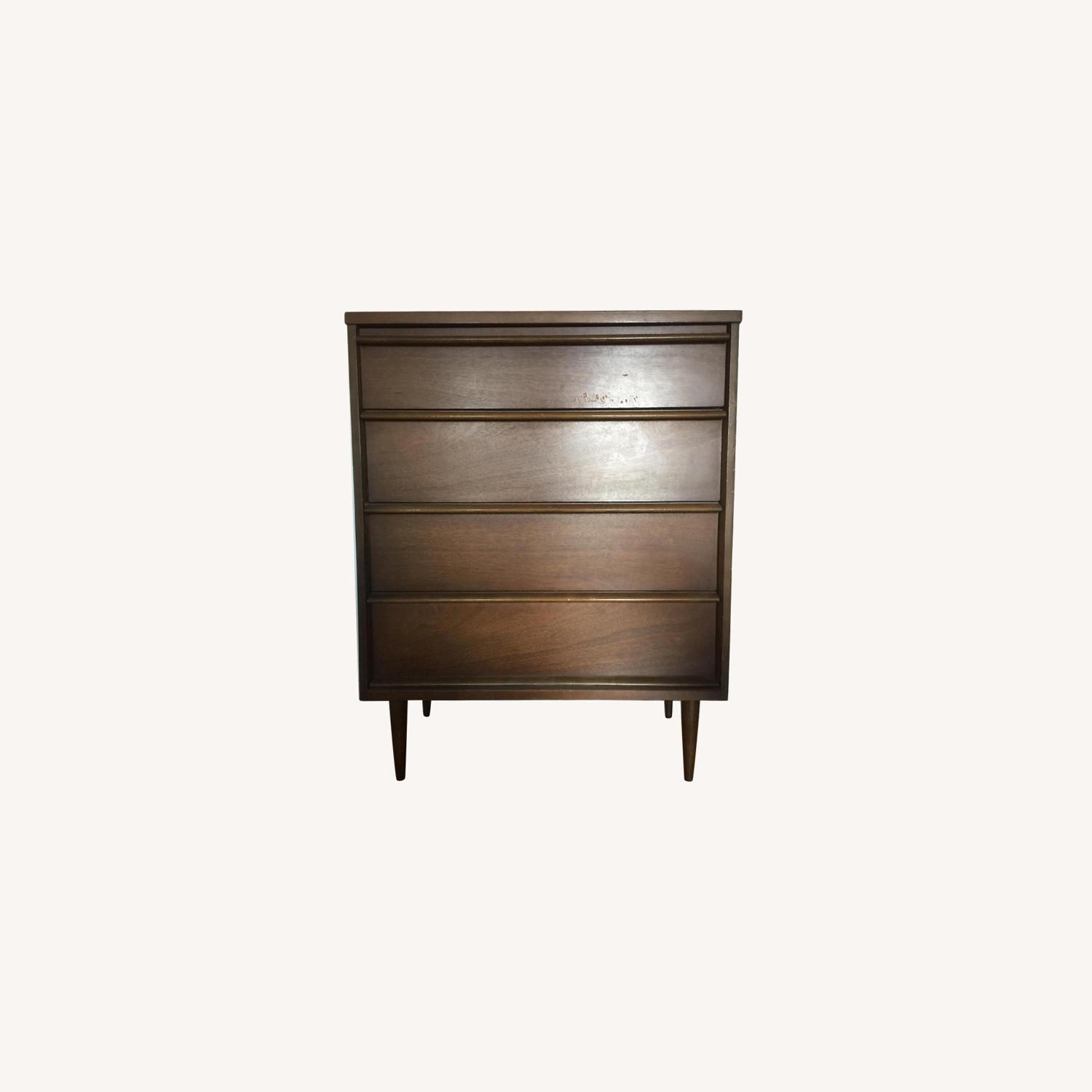 Bassett Furniture Mid Century Modern 4 Drawer Dresser - image-0