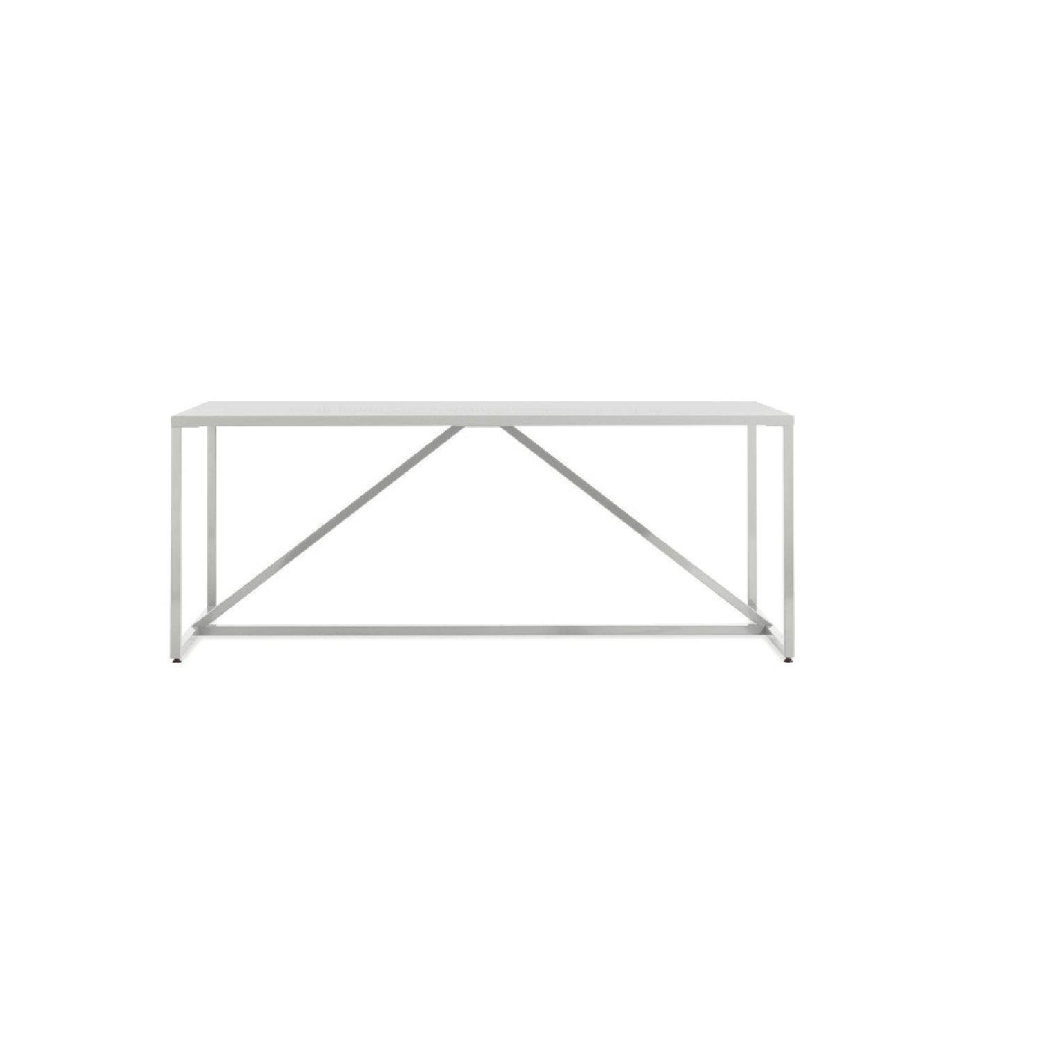 Blu Dot White Large Strut Table/Desk - image-0