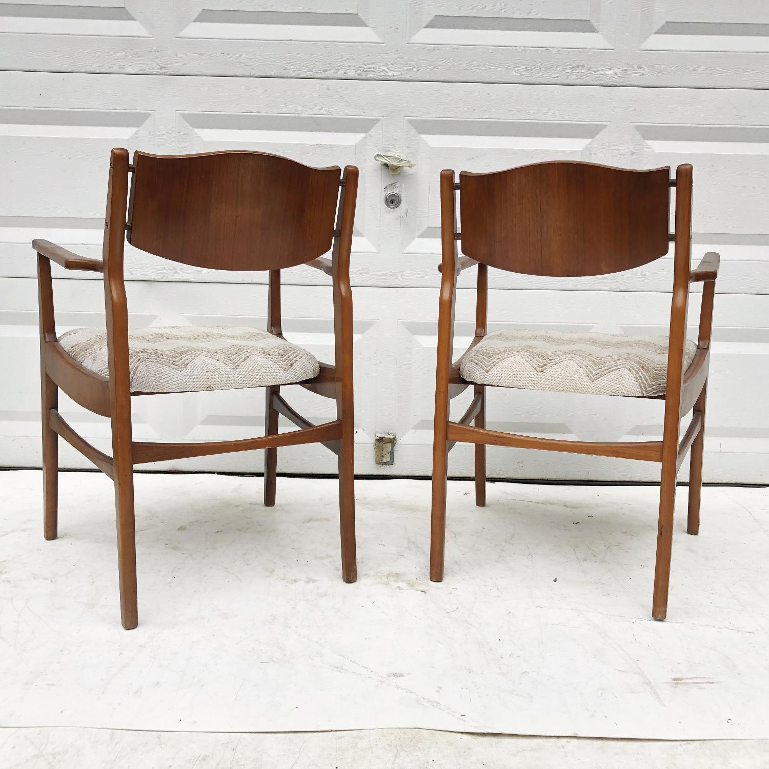 Mid-Century Modern Dining Table w/ 6 Dining Chairs - image-6