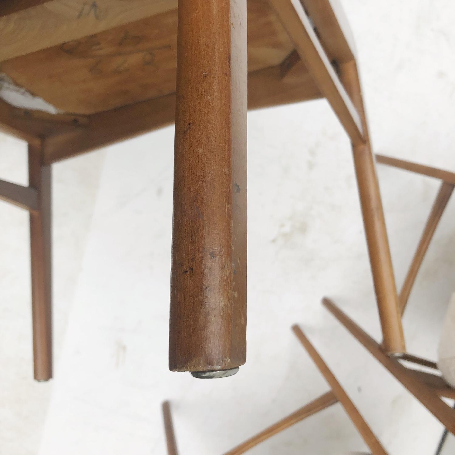 Mid-Century Modern Dining Table w/ 6 Dining Chairs - image-10