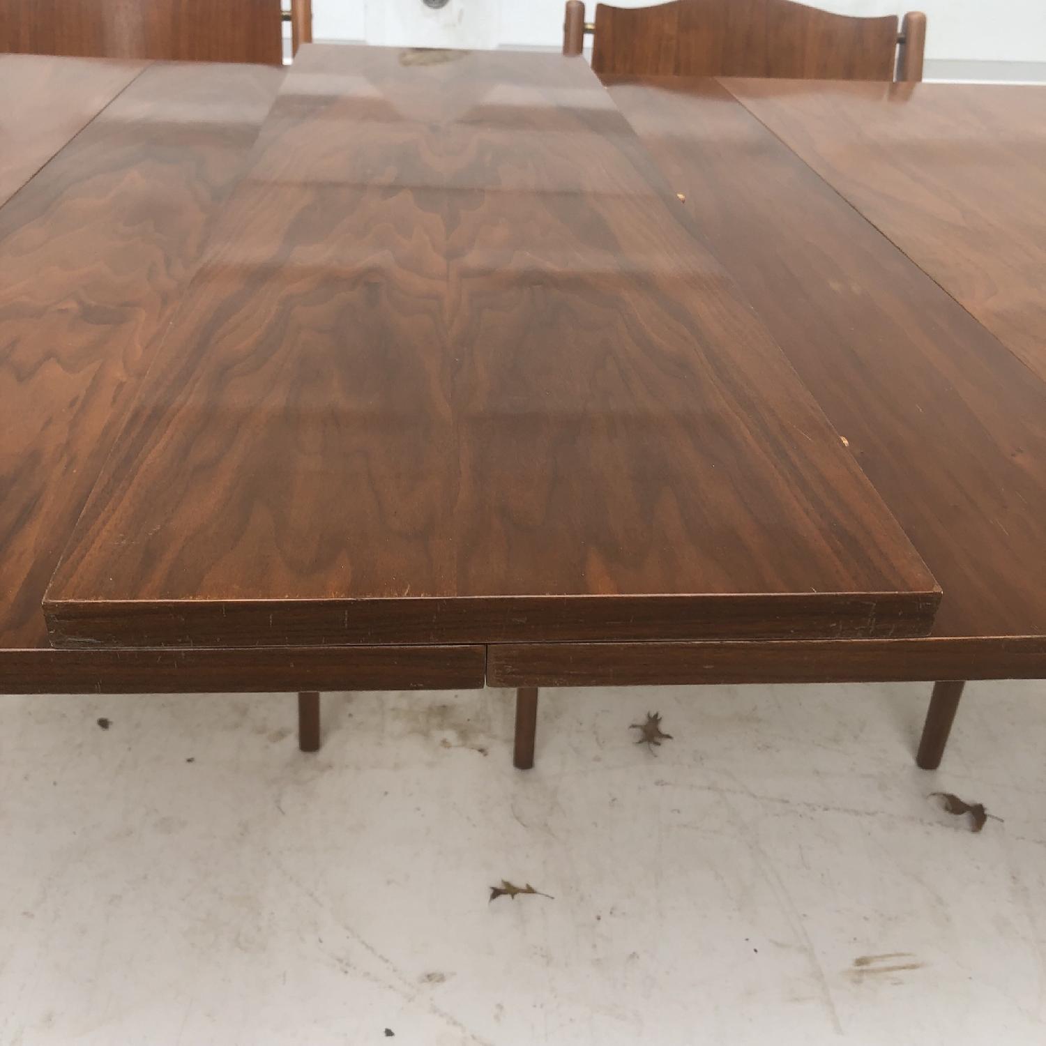 Mid-Century Modern Dining Table w/ 6 Dining Chairs - image-20