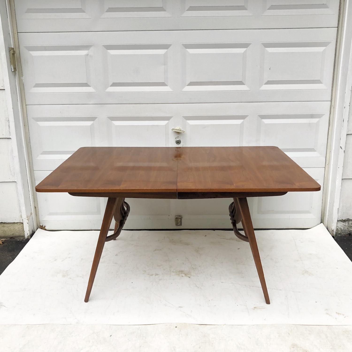 Mid-Century Modern Dining Table w/ 6 Dining Chairs - image-26