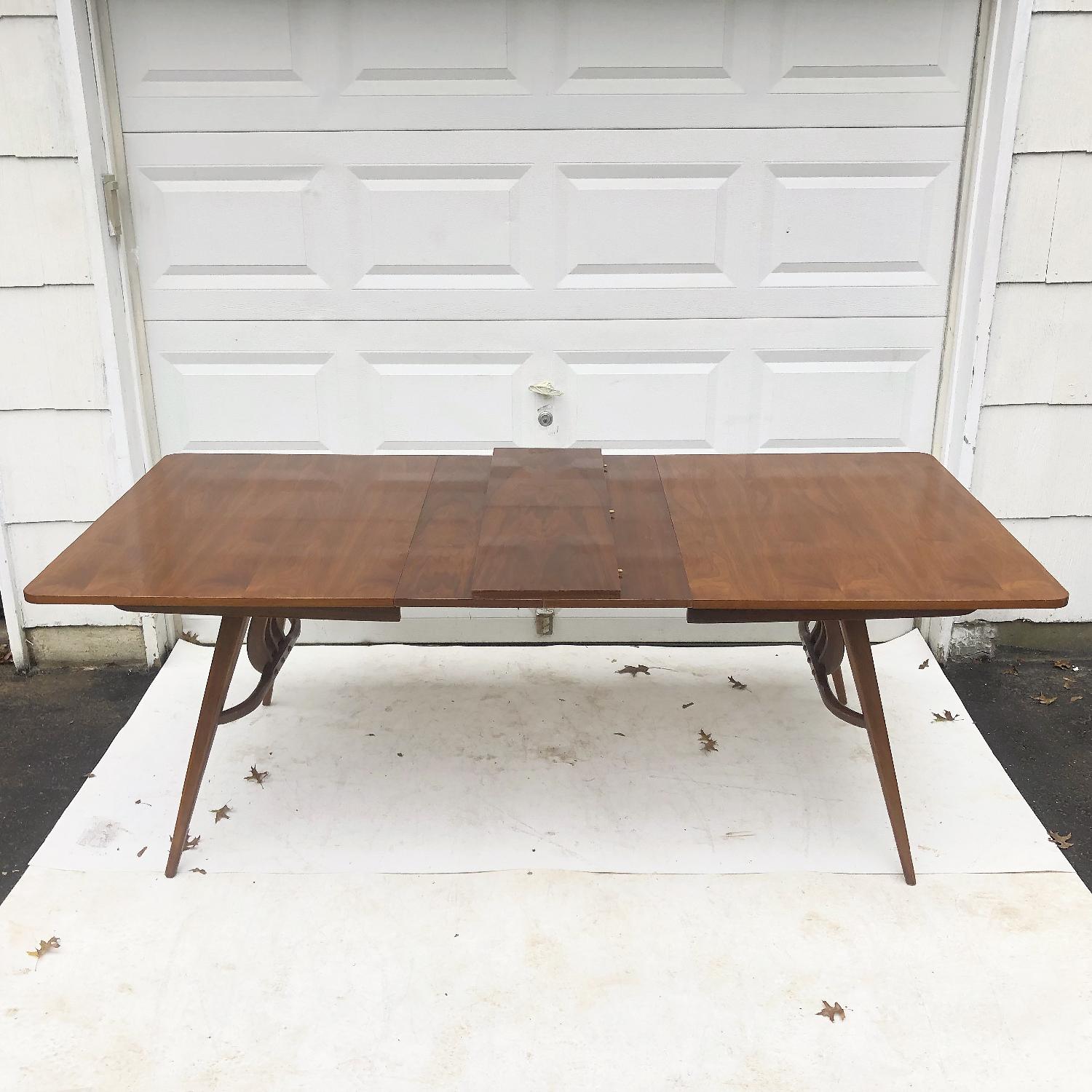 Mid-Century Modern Dining Table w/ 6 Dining Chairs - image-34