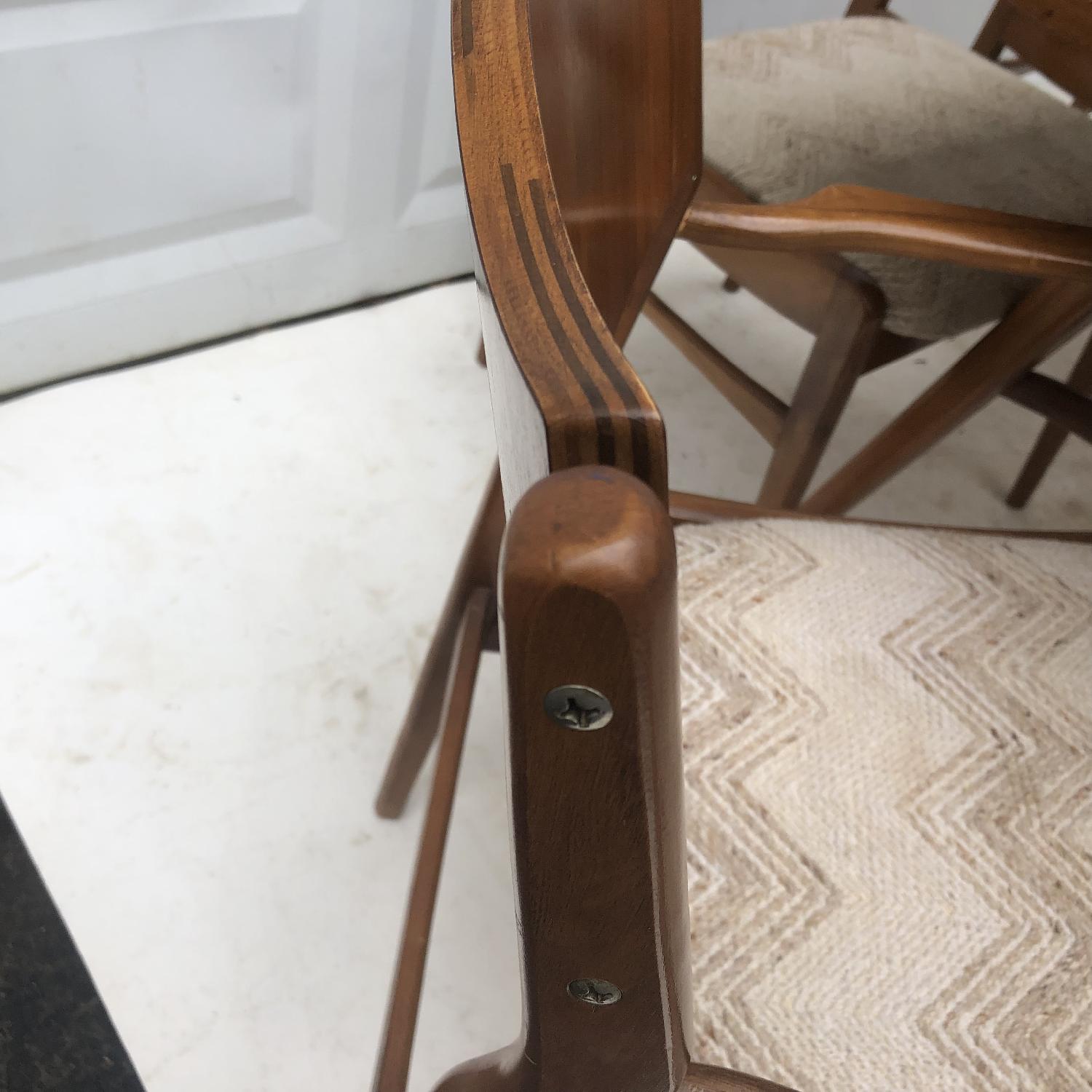 Mid-Century Modern Dining Table w/ 6 Dining Chairs - image-36