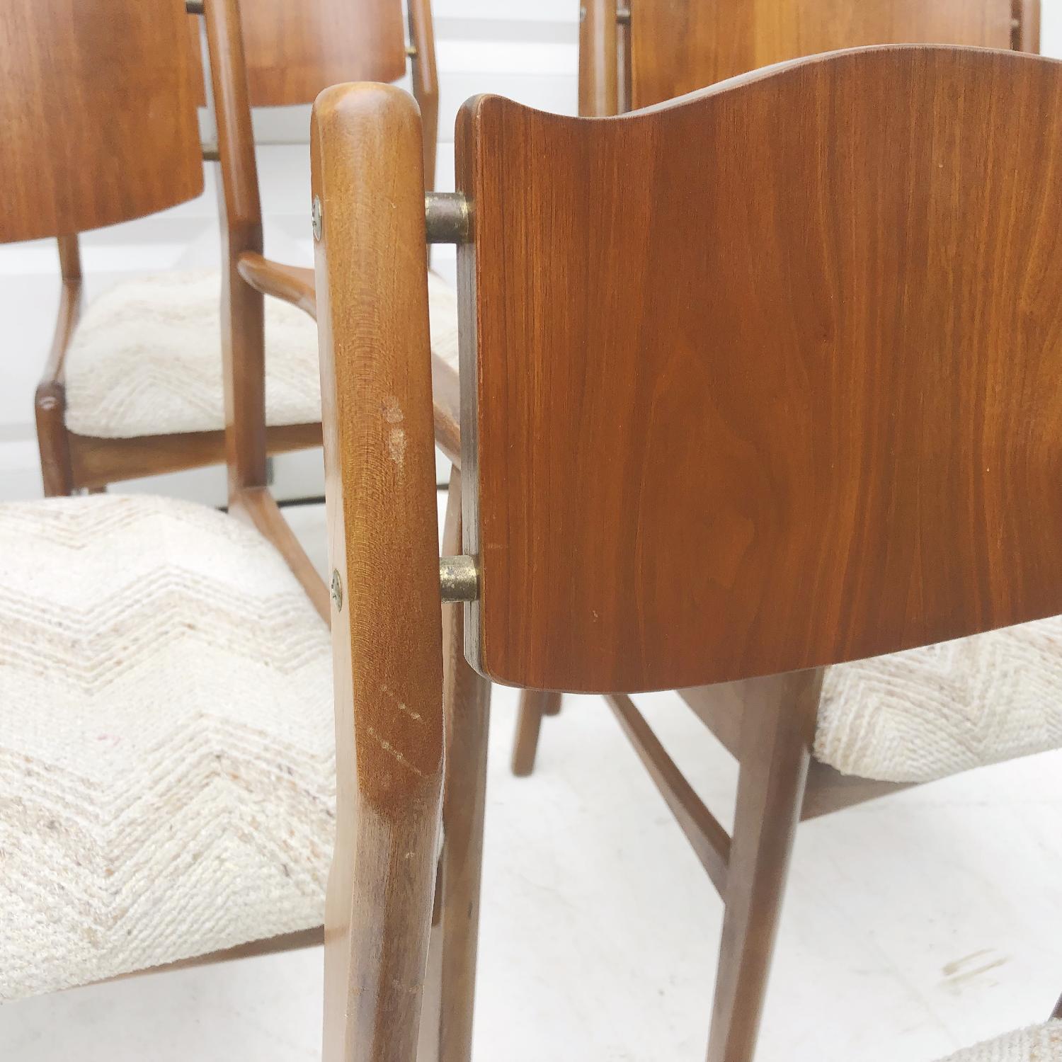 Mid-Century Modern Dining Table w/ 6 Dining Chairs - image-37