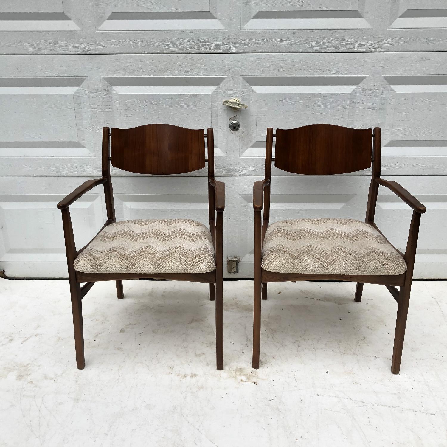 Mid-Century Modern Dining Table w/ 6 Dining Chairs - image-53