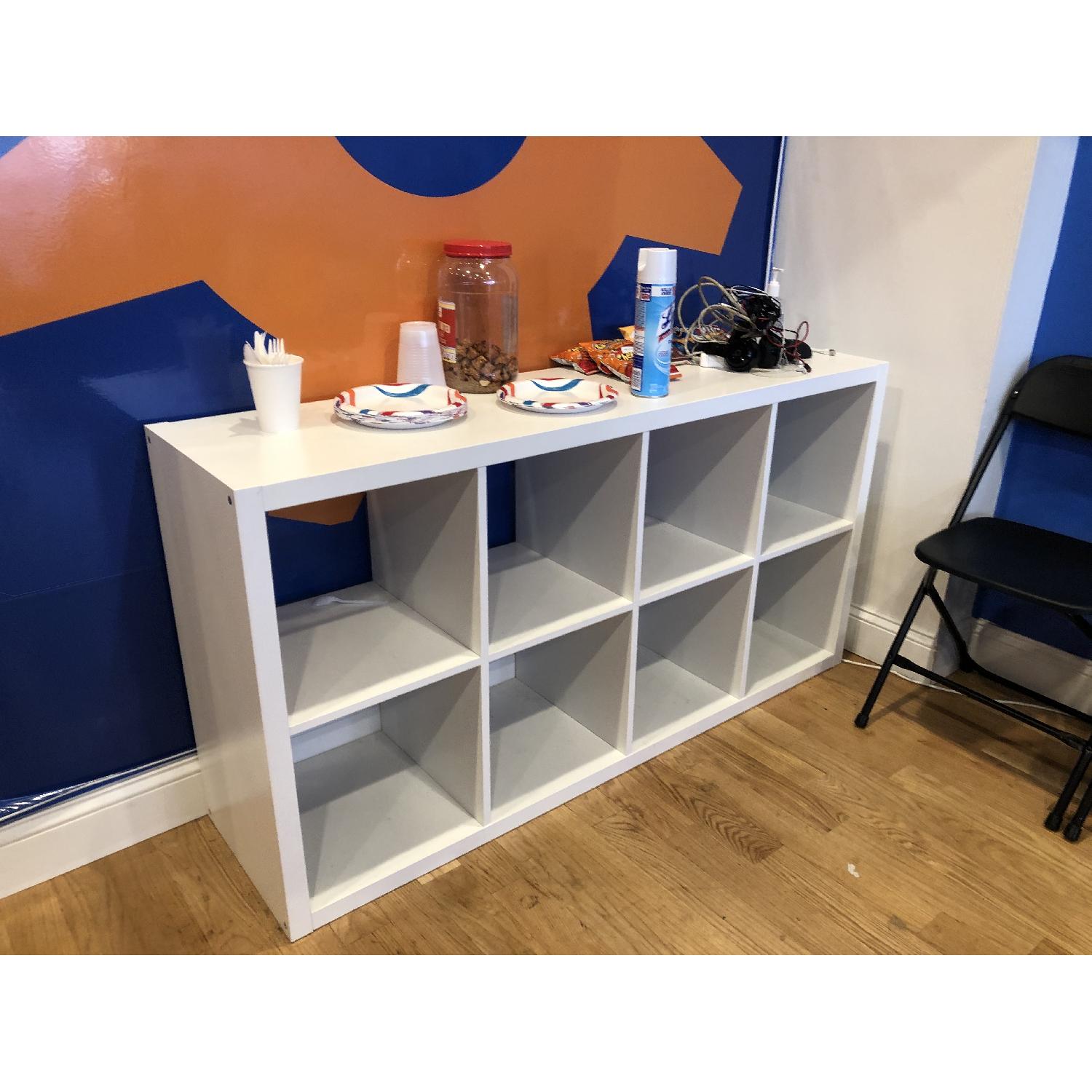 Ikea Kallax White Shelving Unit - image-2