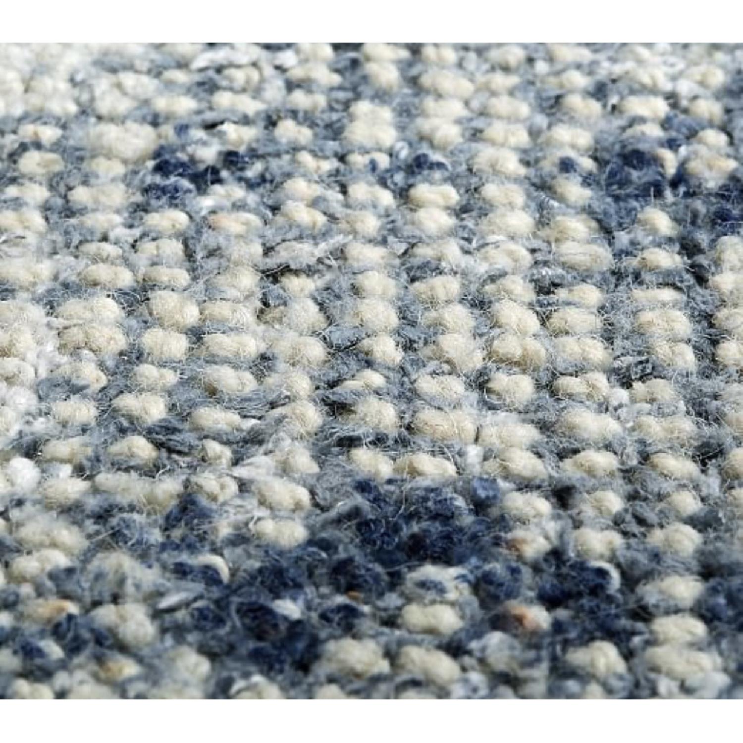 West Elm Distressed Foliage Moonstone Wool Rug - image-1