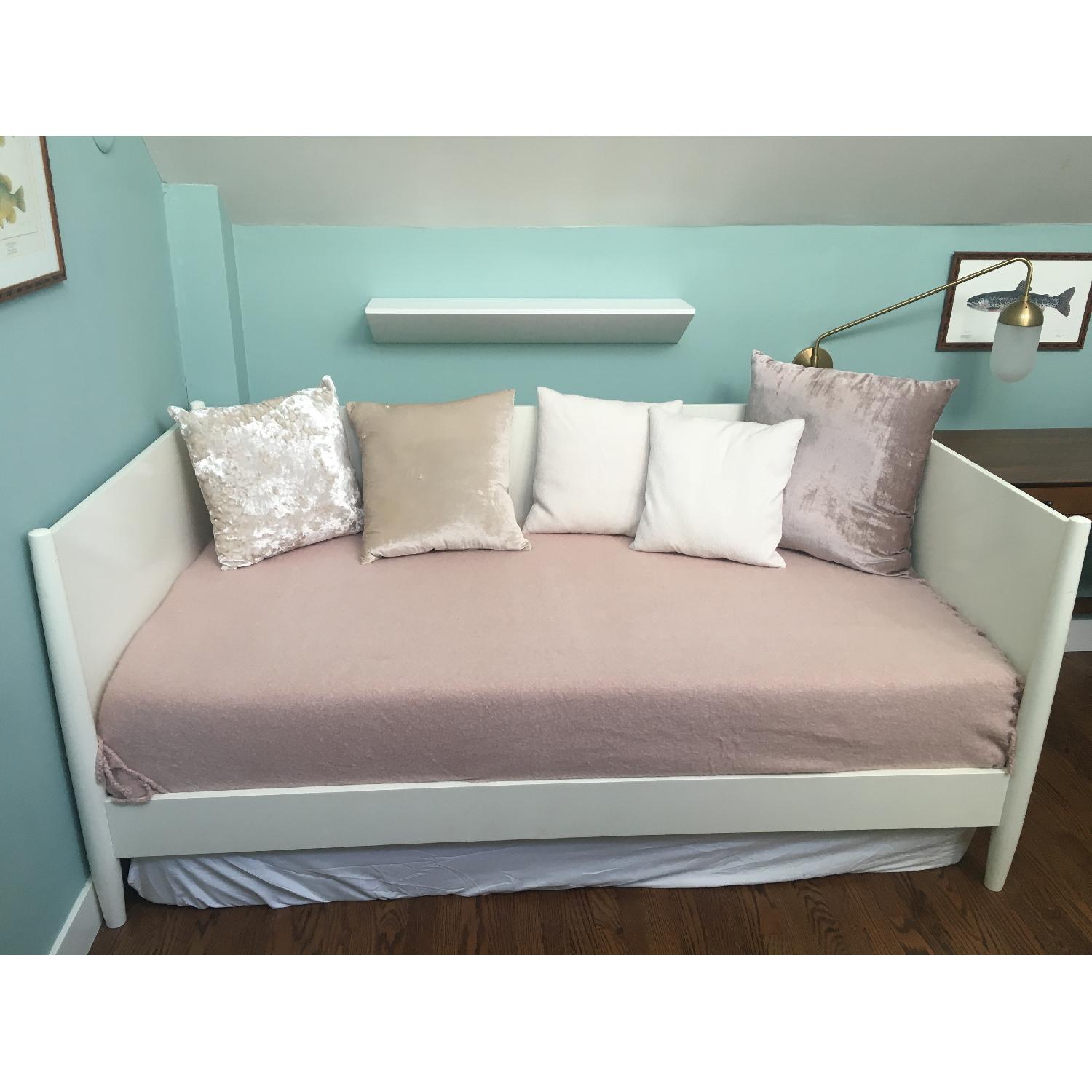 West Elm Mid-Century Daybed in White - image-1