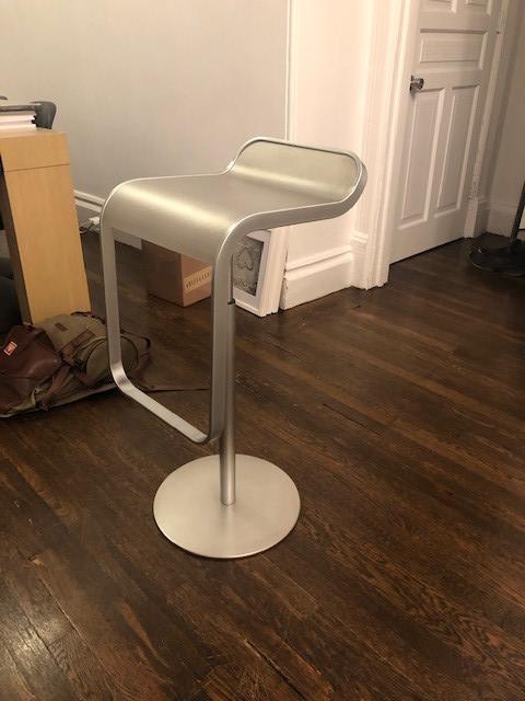 Design Within Reach Stainless Steel Lem Piston Stools