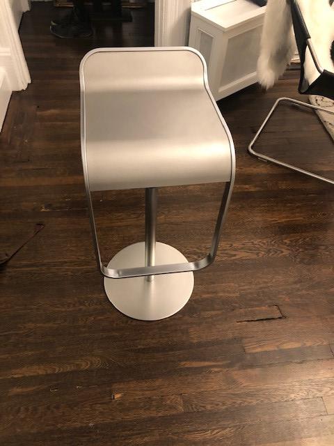 Design Within Reach Stainless Steel Lem Piston Stools