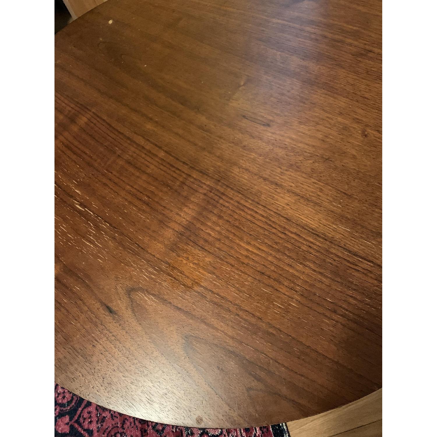 West Elm Reeve Mid-Century Round Walnut Coffee Table - image-3