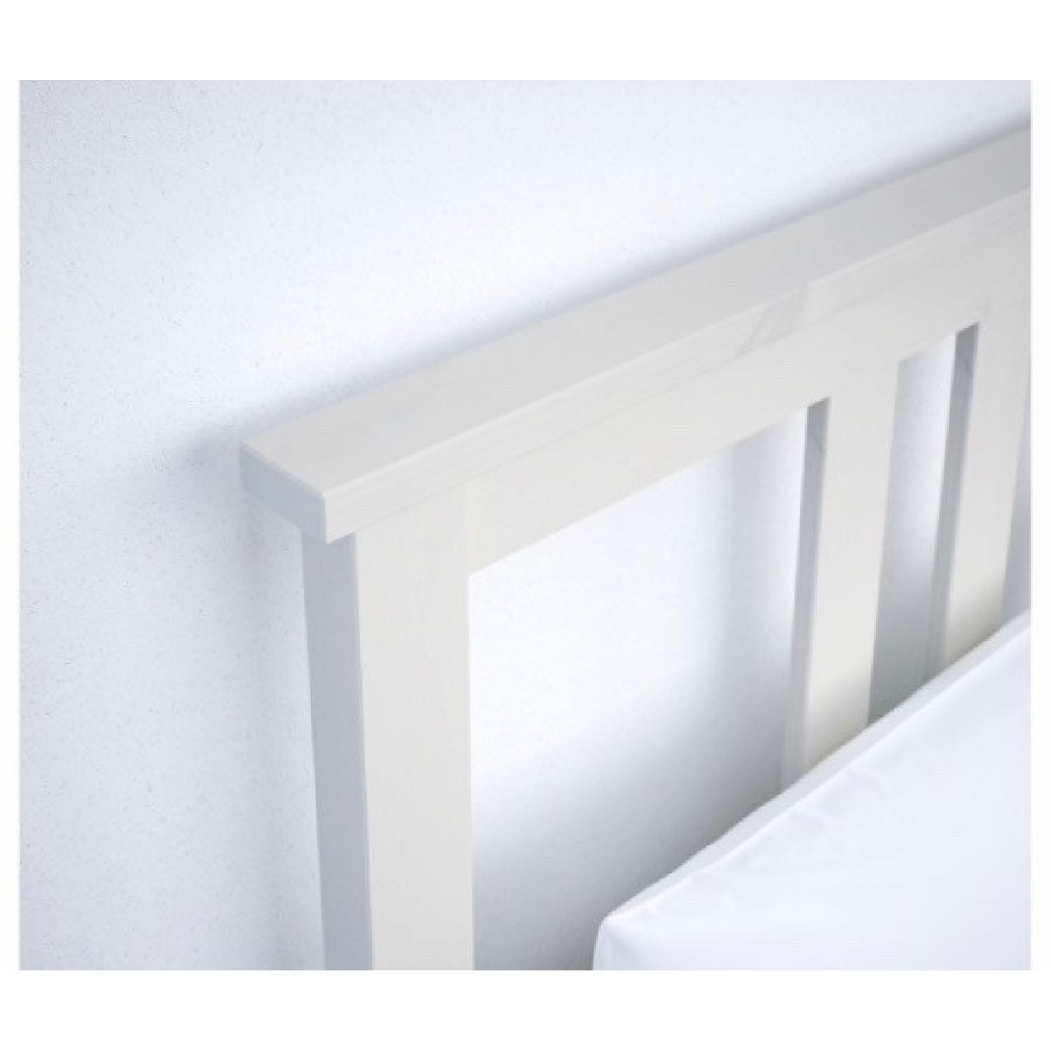 Ikea Hemnes White Queen Bed Frame - image-2