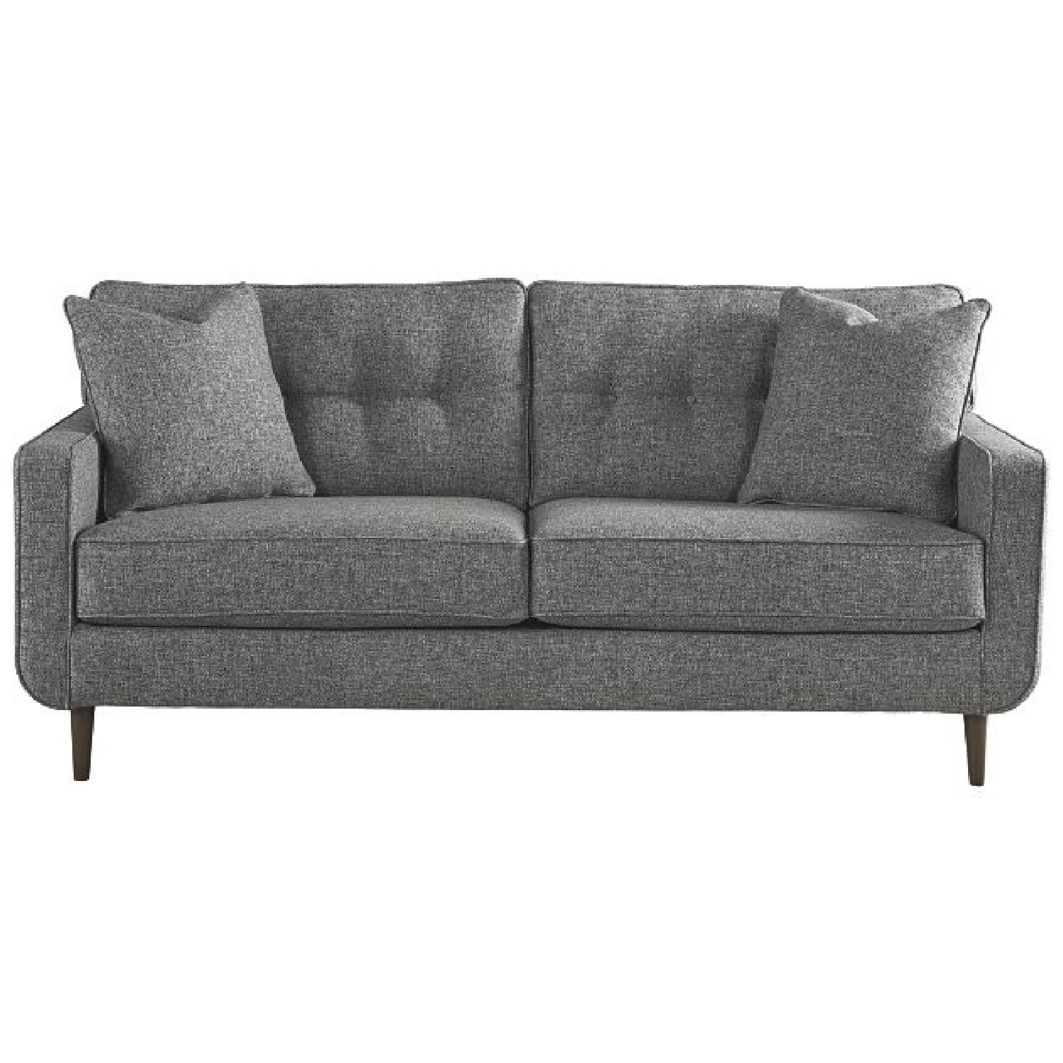 Ashley Zardoni Mid-Century Modern Grey Sofa - image-0